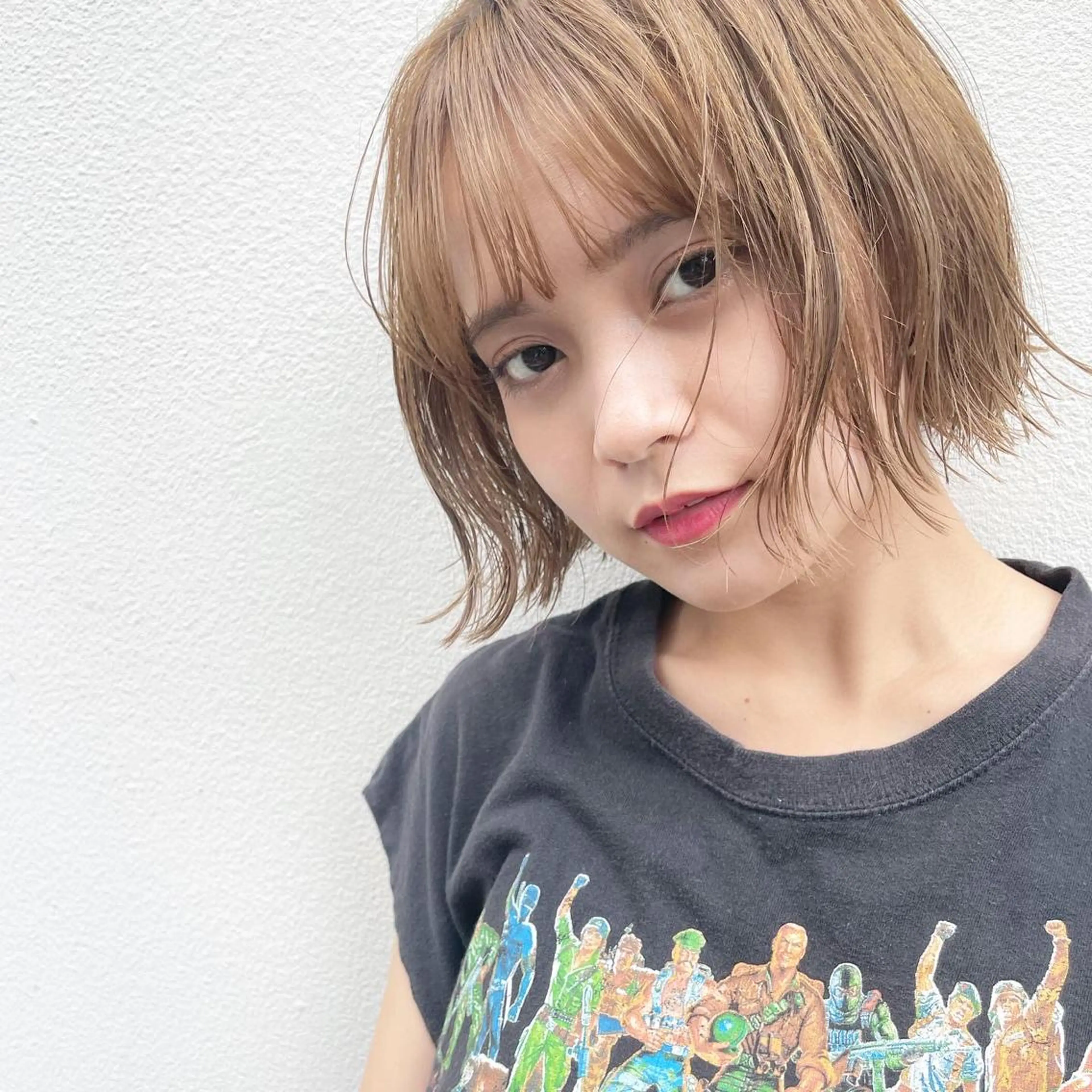 ショート カラー 嶋佐 昌大 シマサマオのヘアスタイル