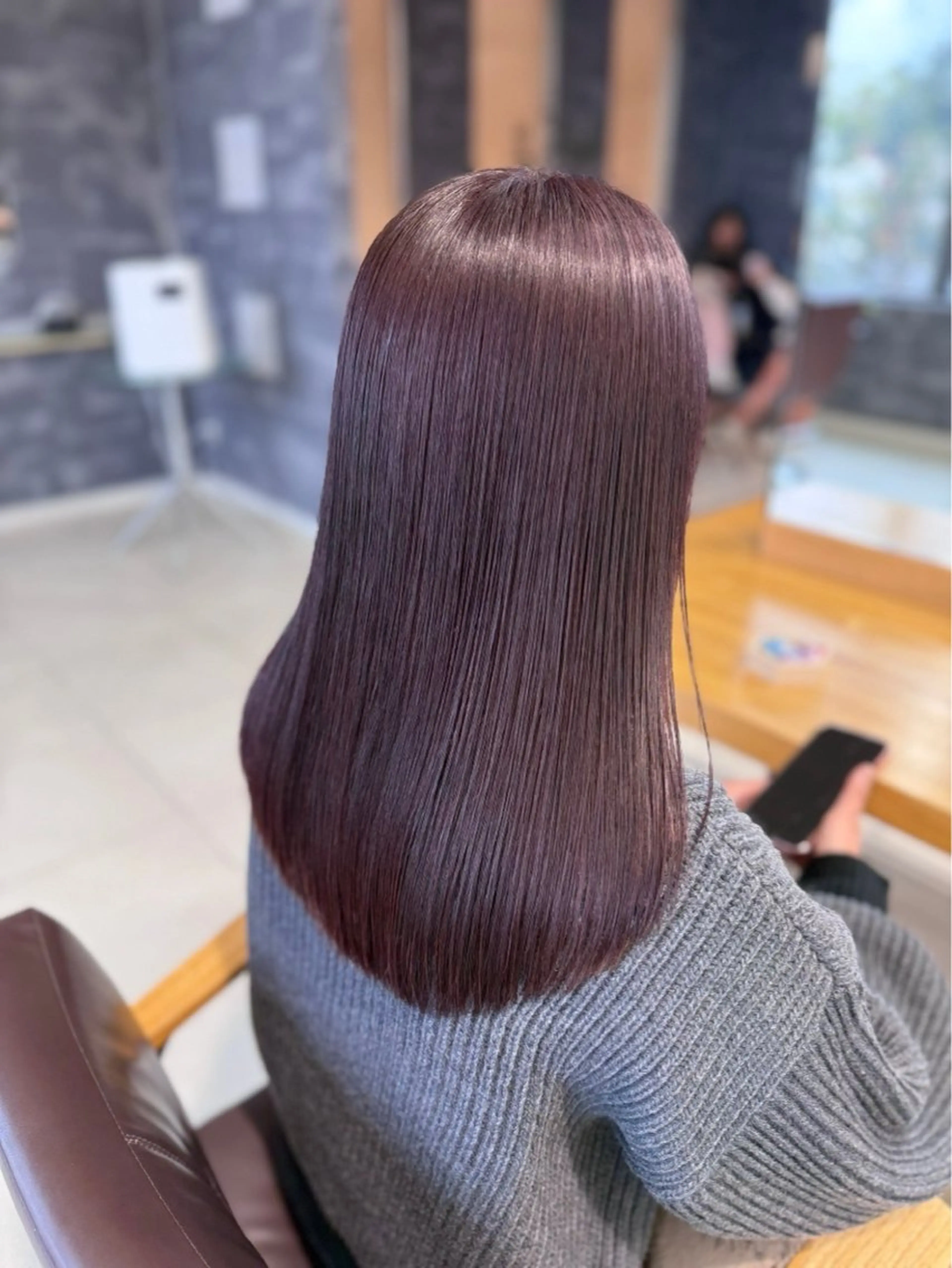 ロング カラー ヘアカラー こじま りおのヘアスタイル