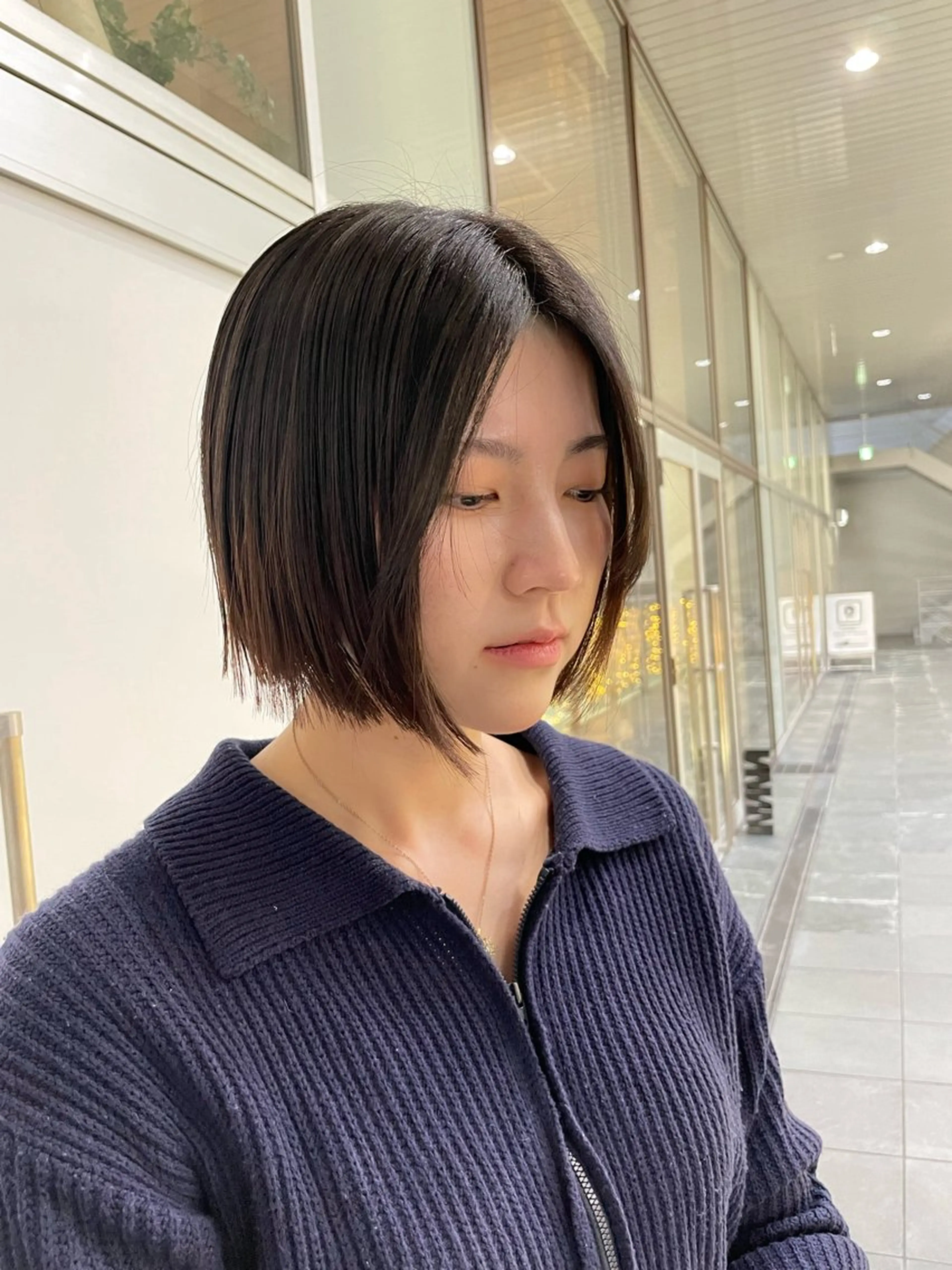 ショート カット トリートメント 不破一輝/栄/矢場町 ボブ/レイヤー/艶髪のヘアスタイル