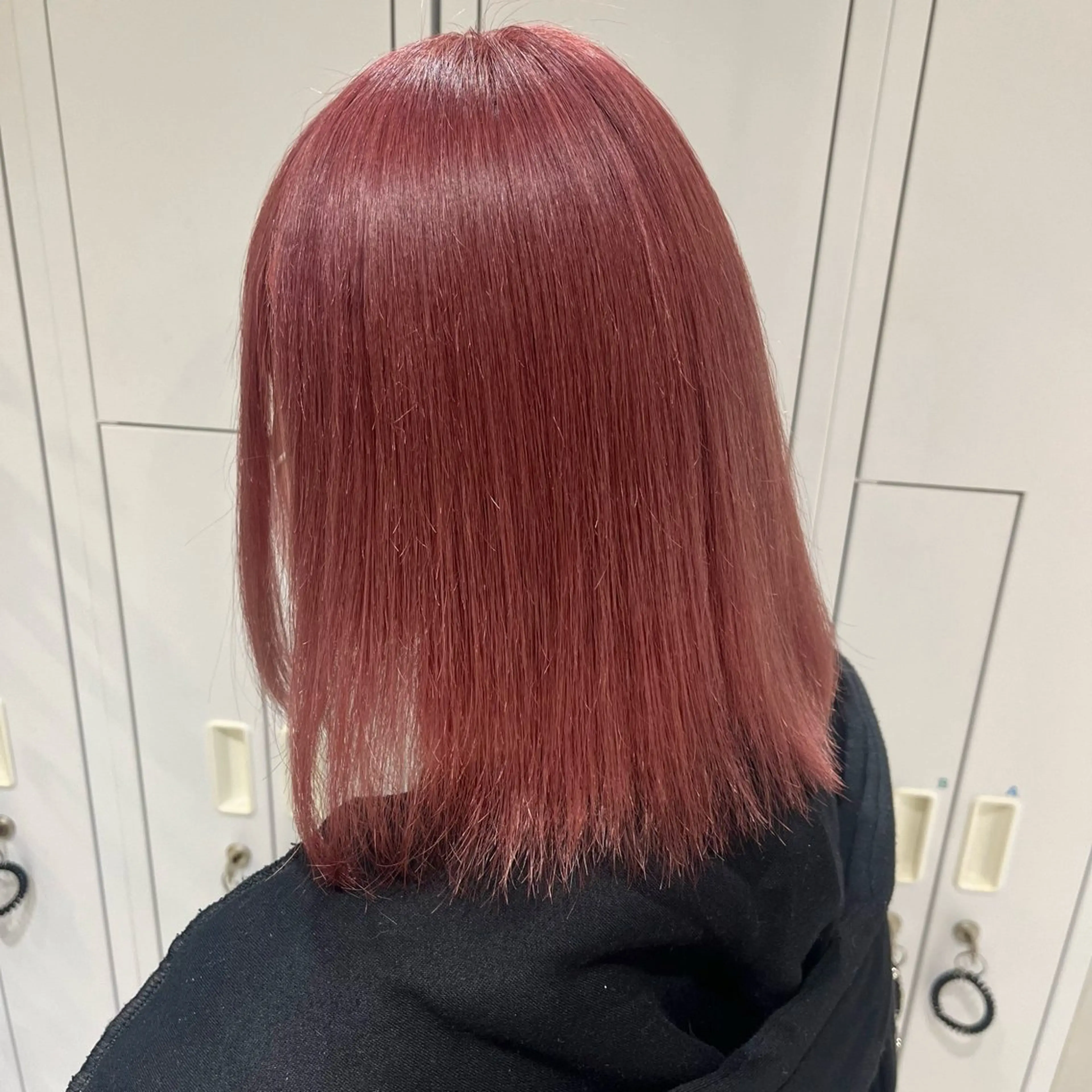 ショート カラー ブリーチ ハイトーンカラー ピンクカラー ヘアカラー 💖ブリーチ/暖色 𝐘𝐮𝐢💖のヘアスタイル