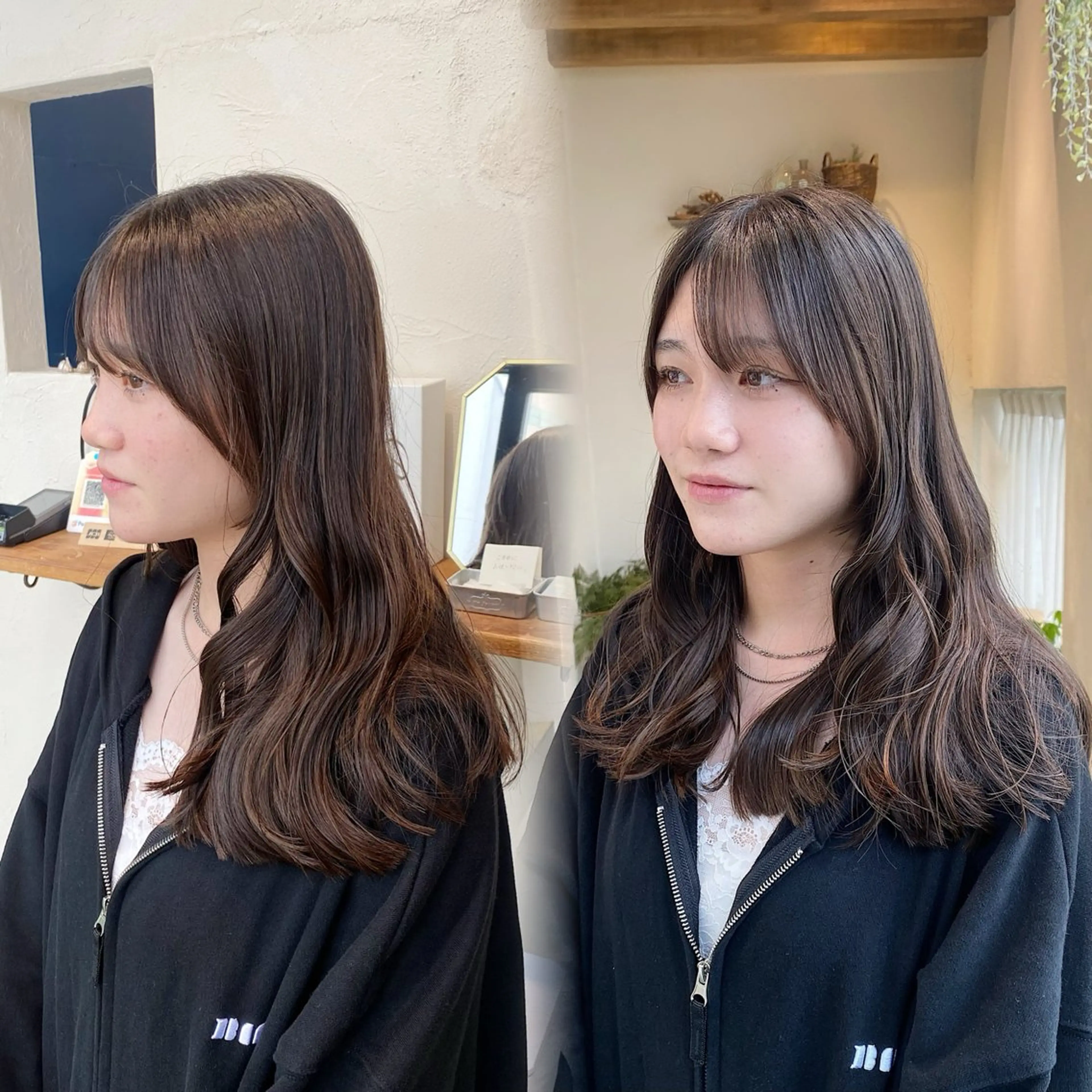 セミロング カット トリートメント 艶髪/艶カラー/縮毛 /   タキダのヘアスタイル