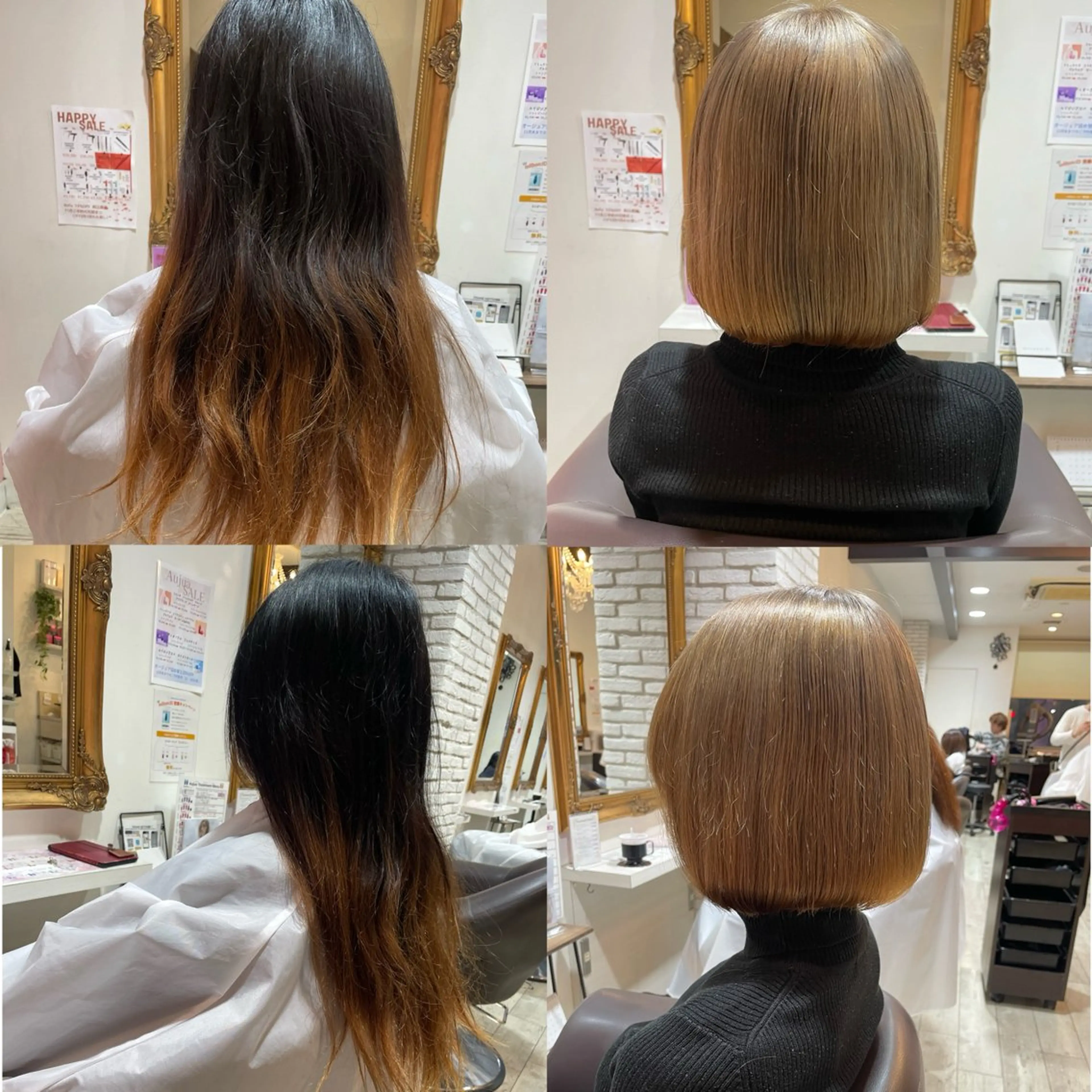 ショート ヘアカラー トリートメント 髪質改善×透明感× 艶髪🥀HIYORIのヘアスタイル