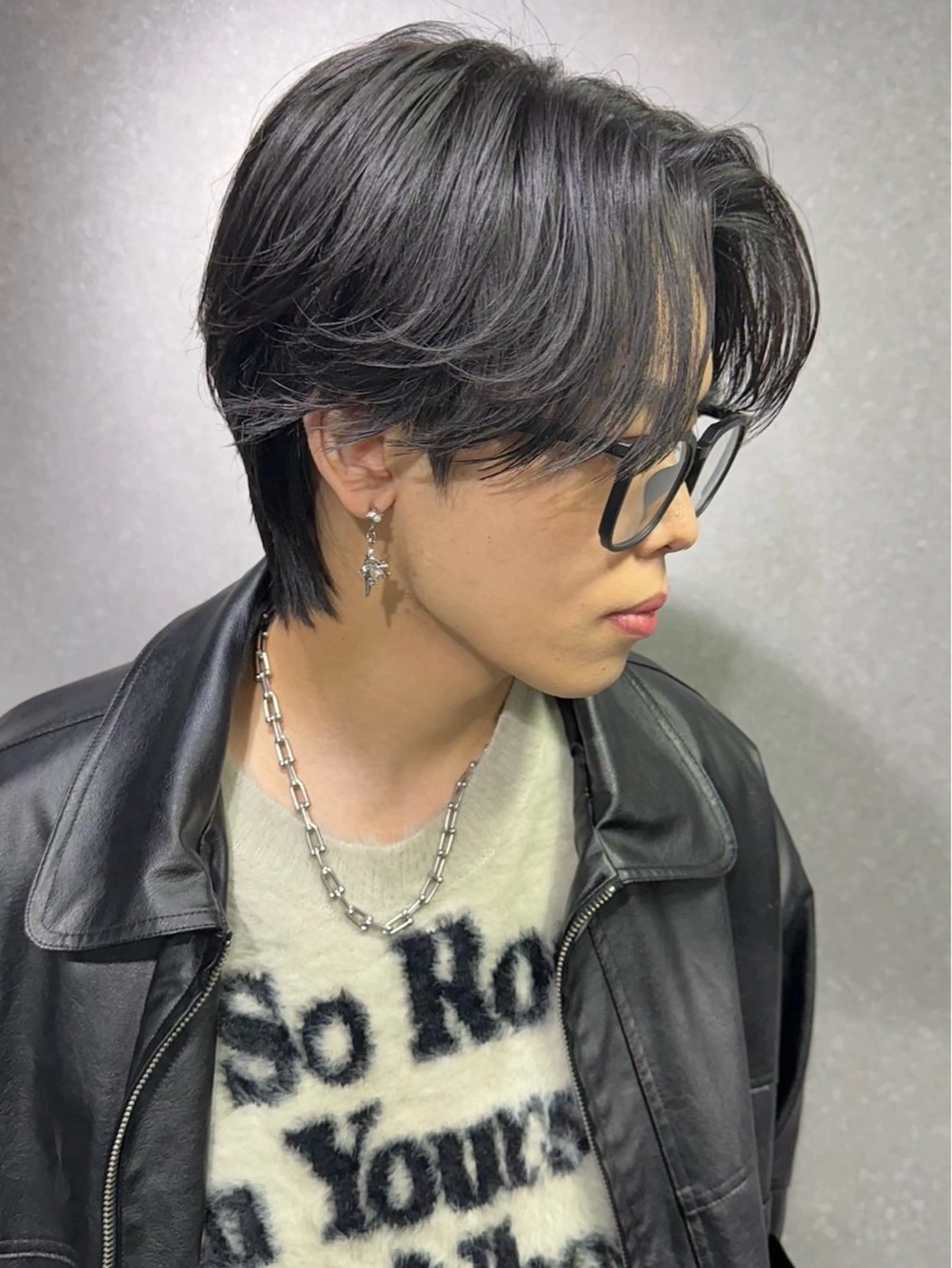 ミディアム メンズ センターパート est-r.Fukuoka所属・マエダルイ🫧 韓国ヘア🫧博多のヘアスタイル