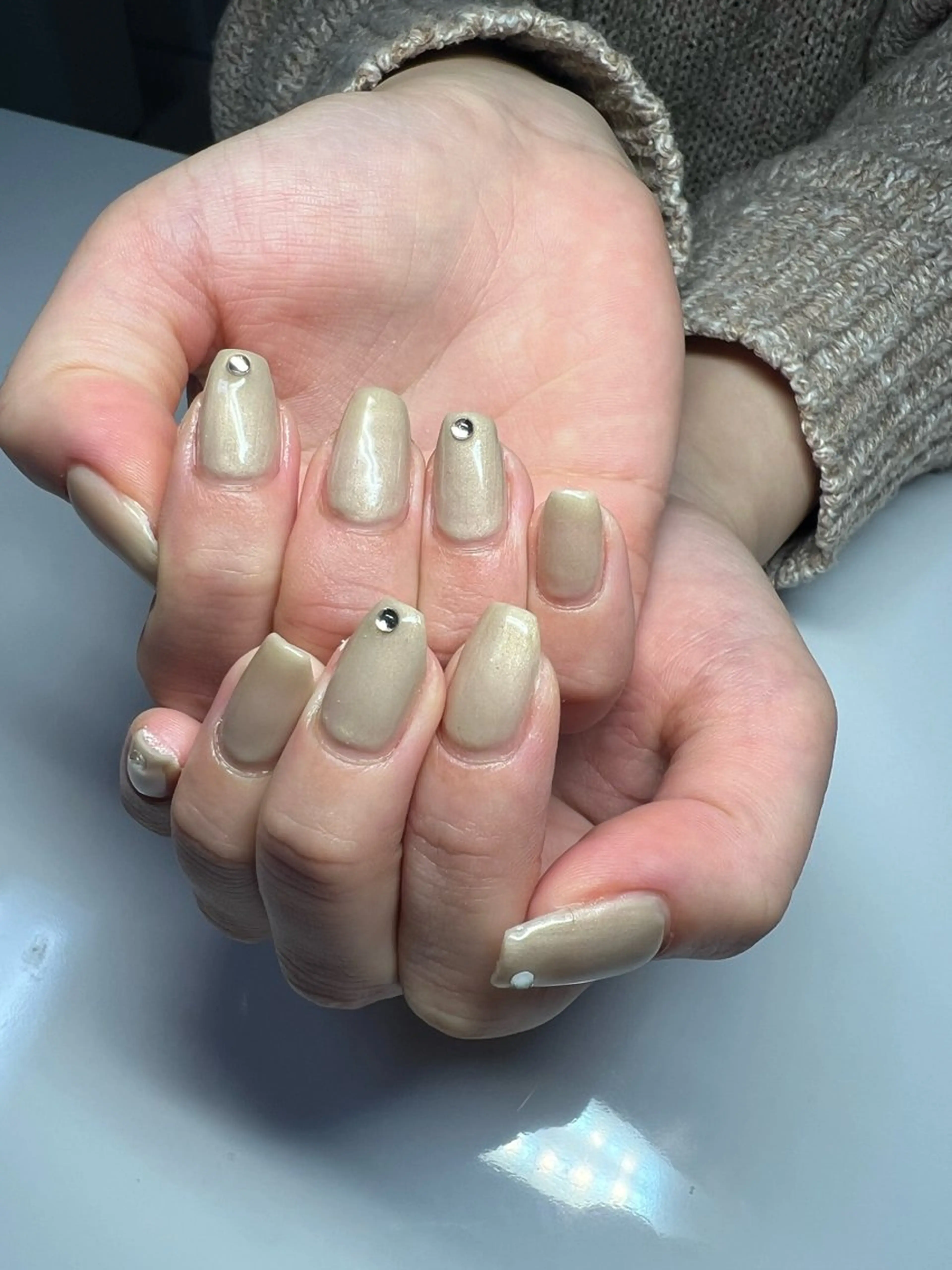 ネイル m.nail/ 🐄💛🧡❤️のネイルデザイン