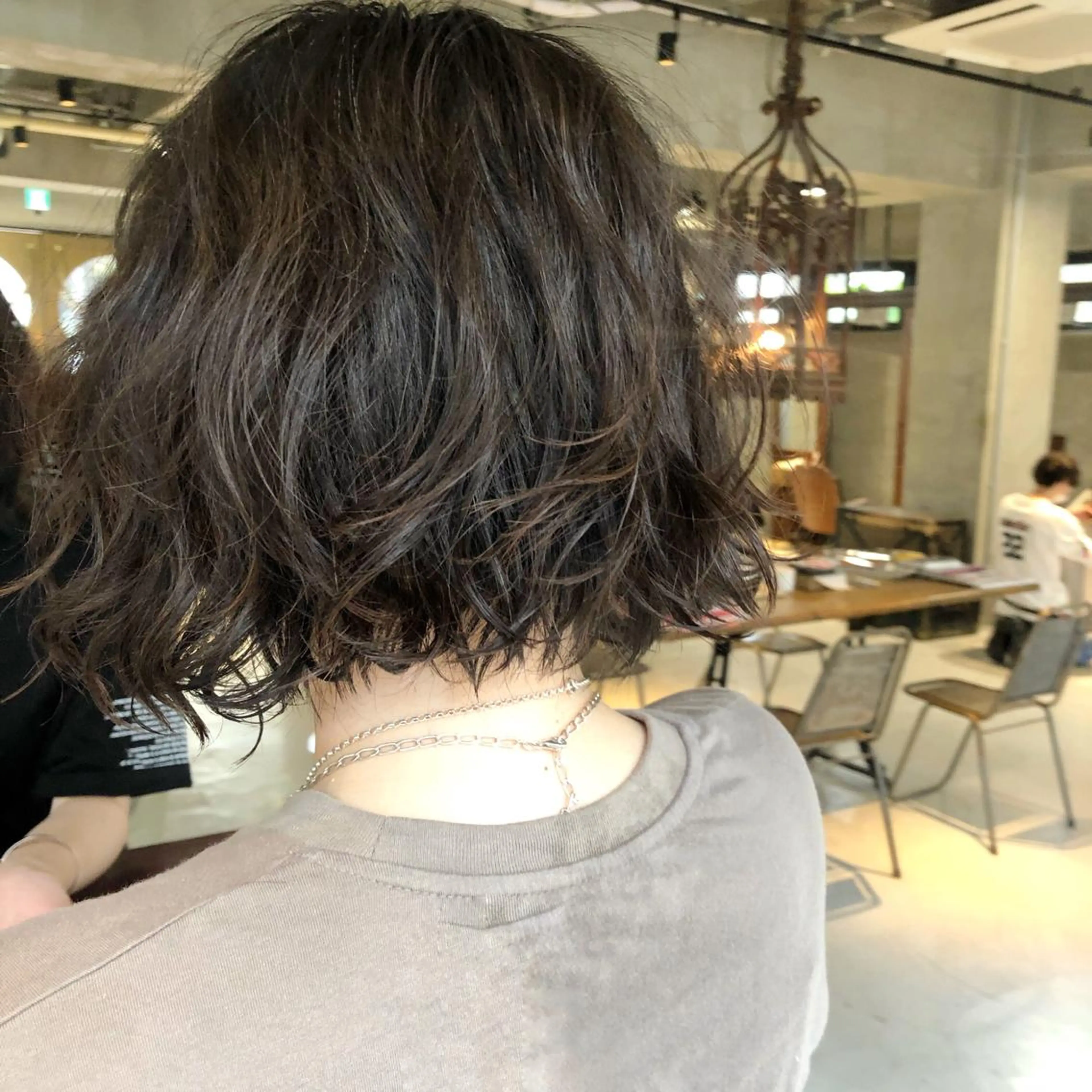 ショート カット パーマ トリートメント SHARON（シャロン）所属・すきバサミを使わない カット✂️✨郡司泰之のヘアスタイル