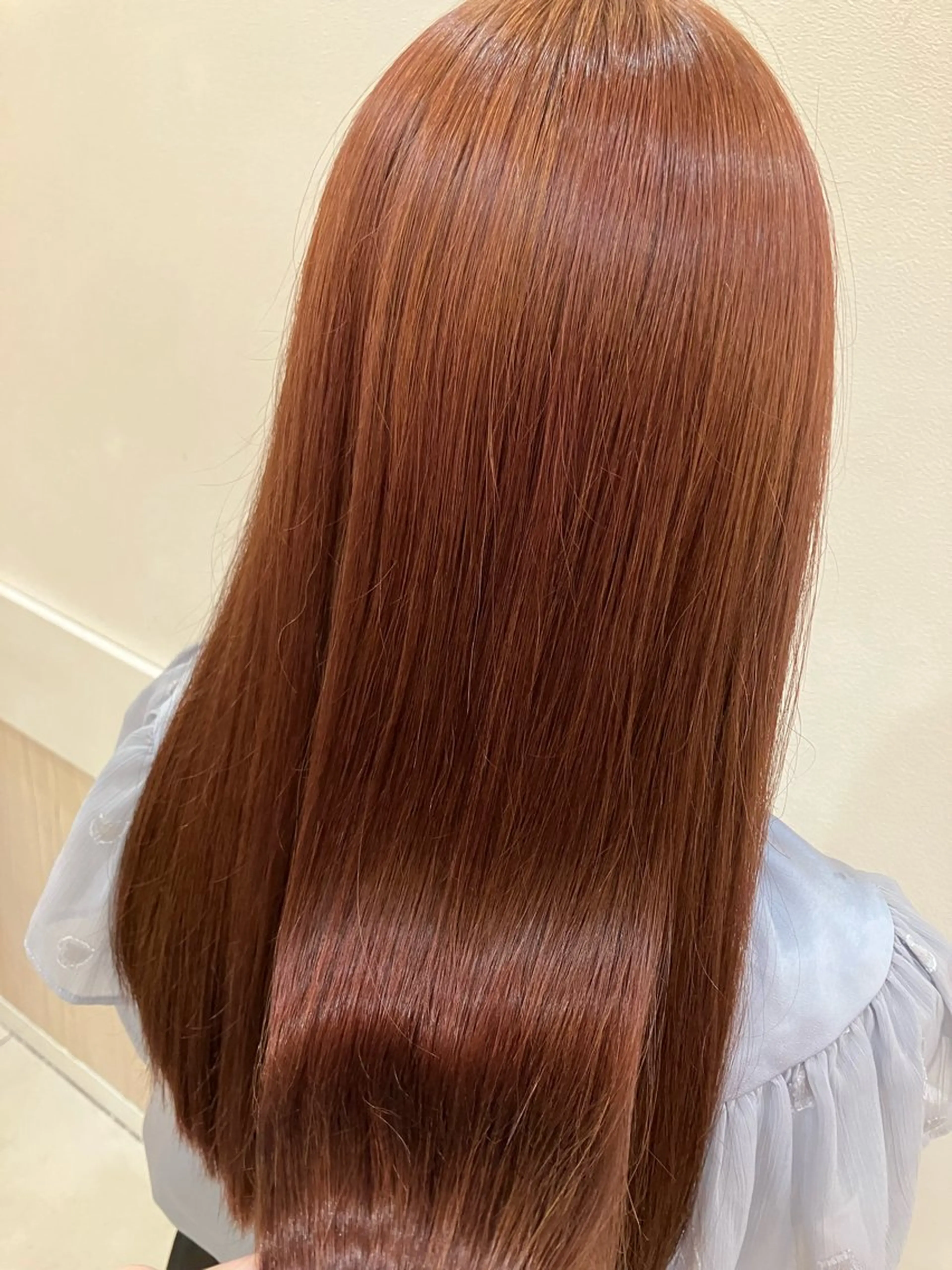 セミロング ヘアカラー トリートメント yukari 艶髪ヘアのヘアスタイル