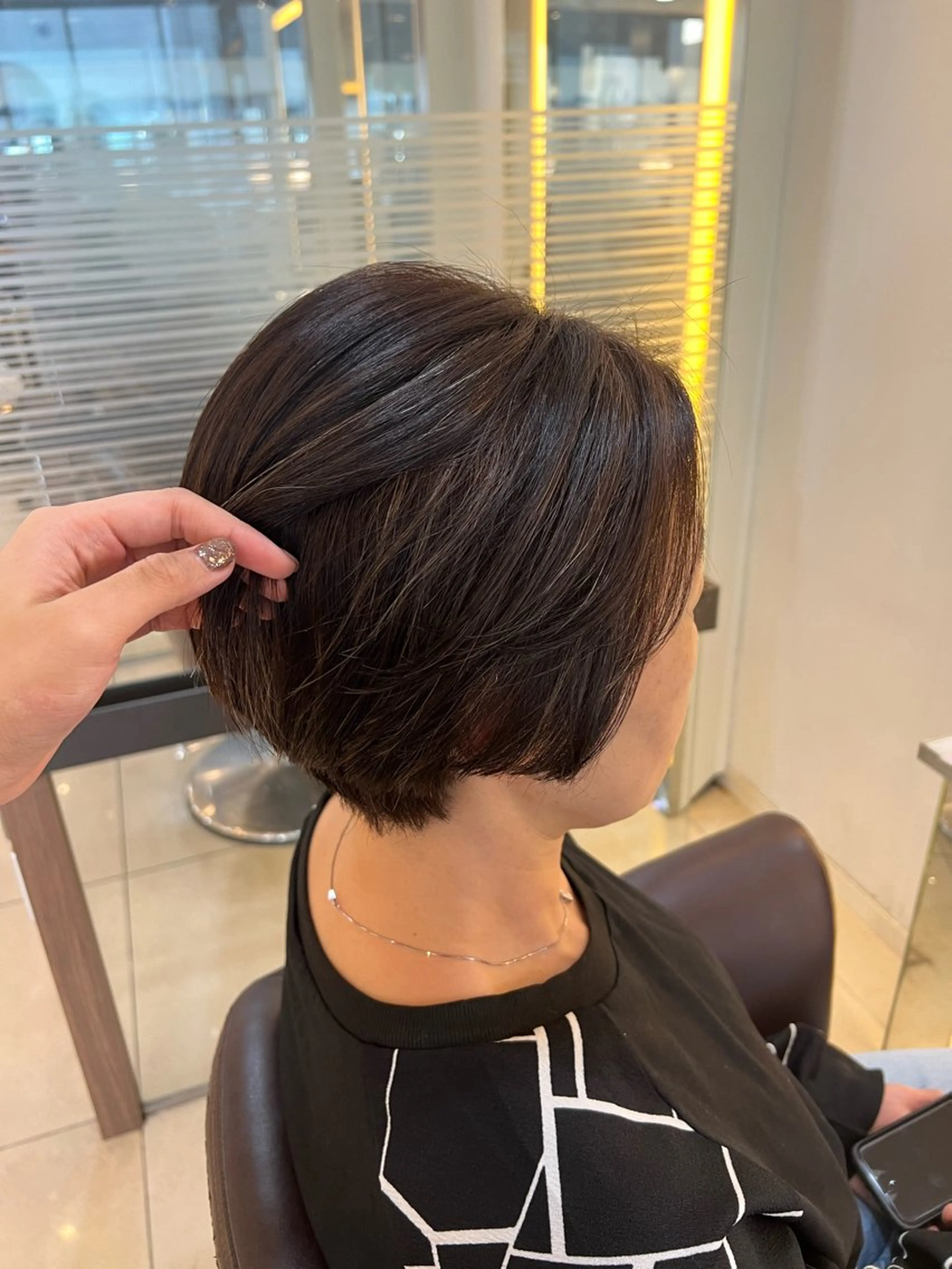 ショート カット ヘアカラー 🌺まなみ/ うる艶カラー🌺のヘアスタイル