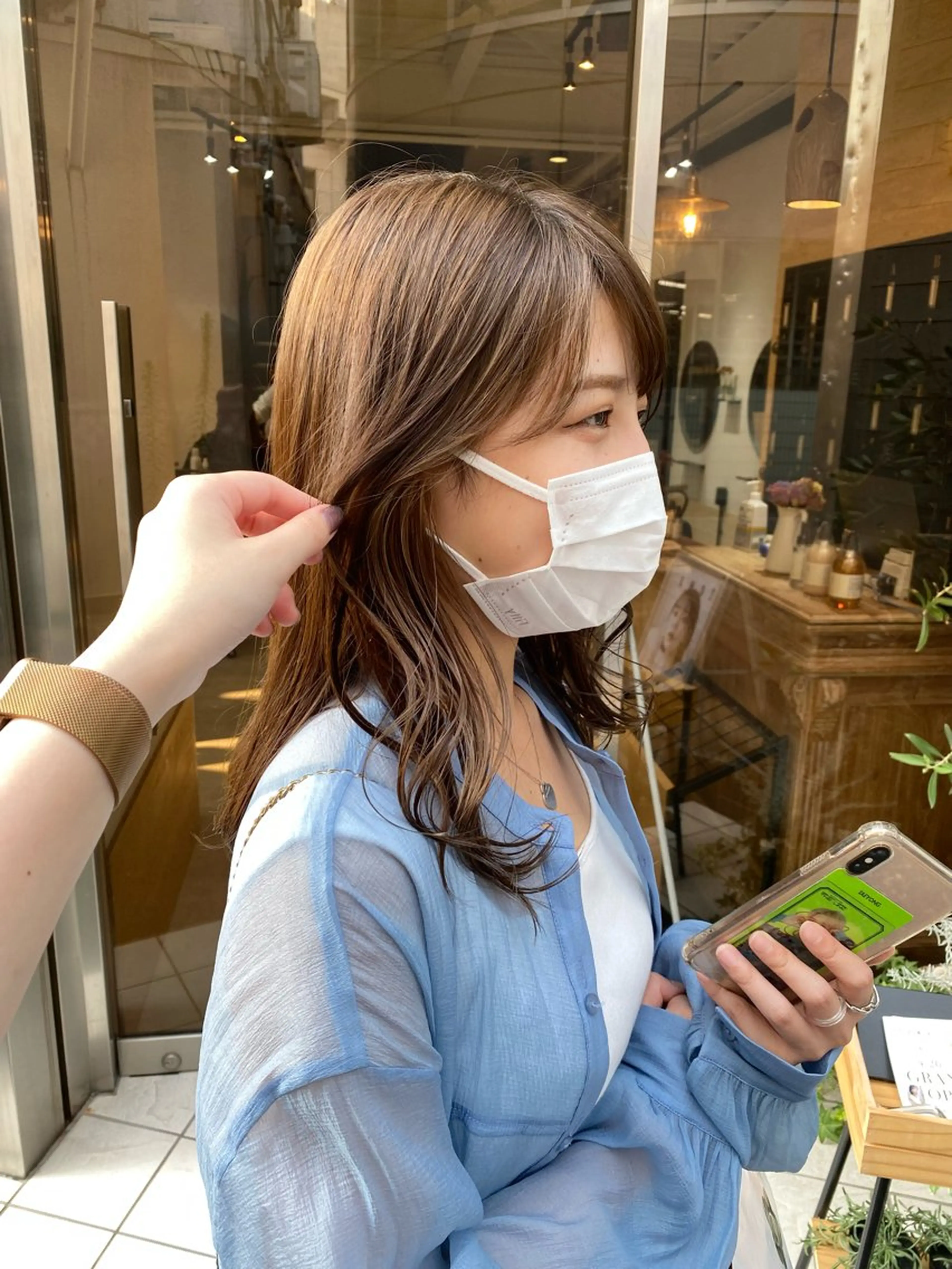 ロング カラー ヘアカラー トリートメント HONDA KANONのヘアスタイル