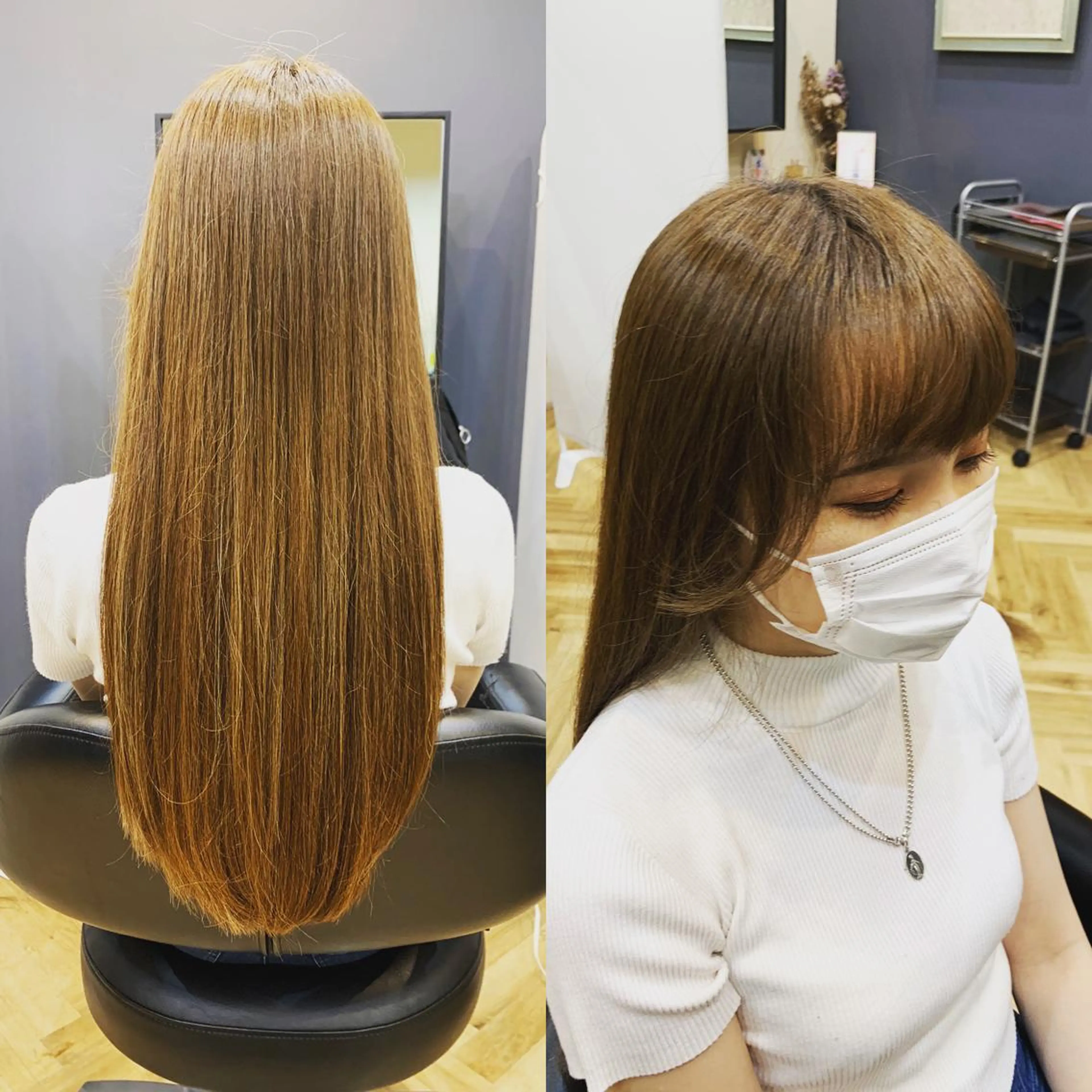 ロング 韓国ヘア/レイヤー 🇰🇷/艶髪/長橋のヘアスタイル