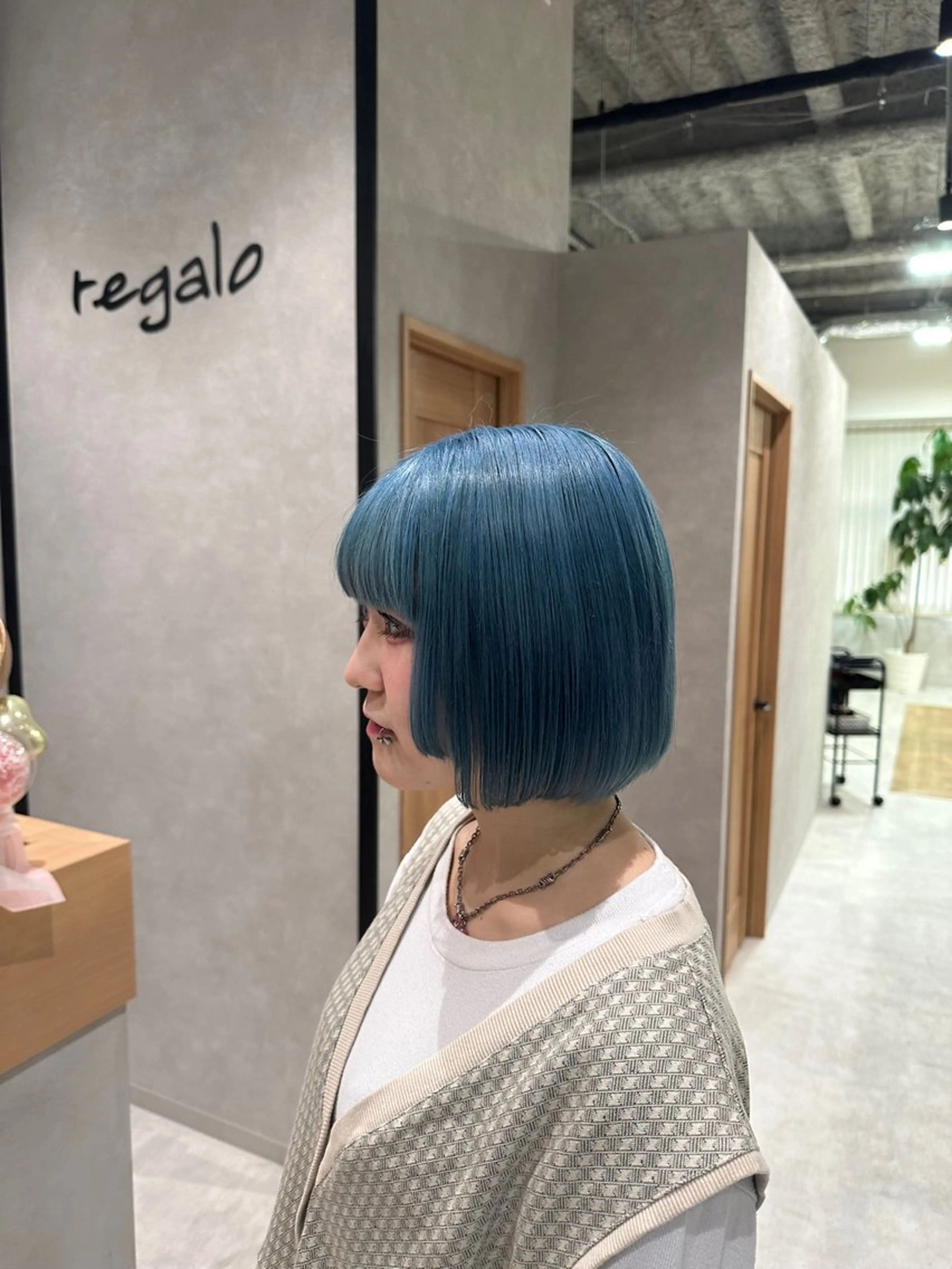 ミディアム カラー 植田 颯真のヘアスタイル