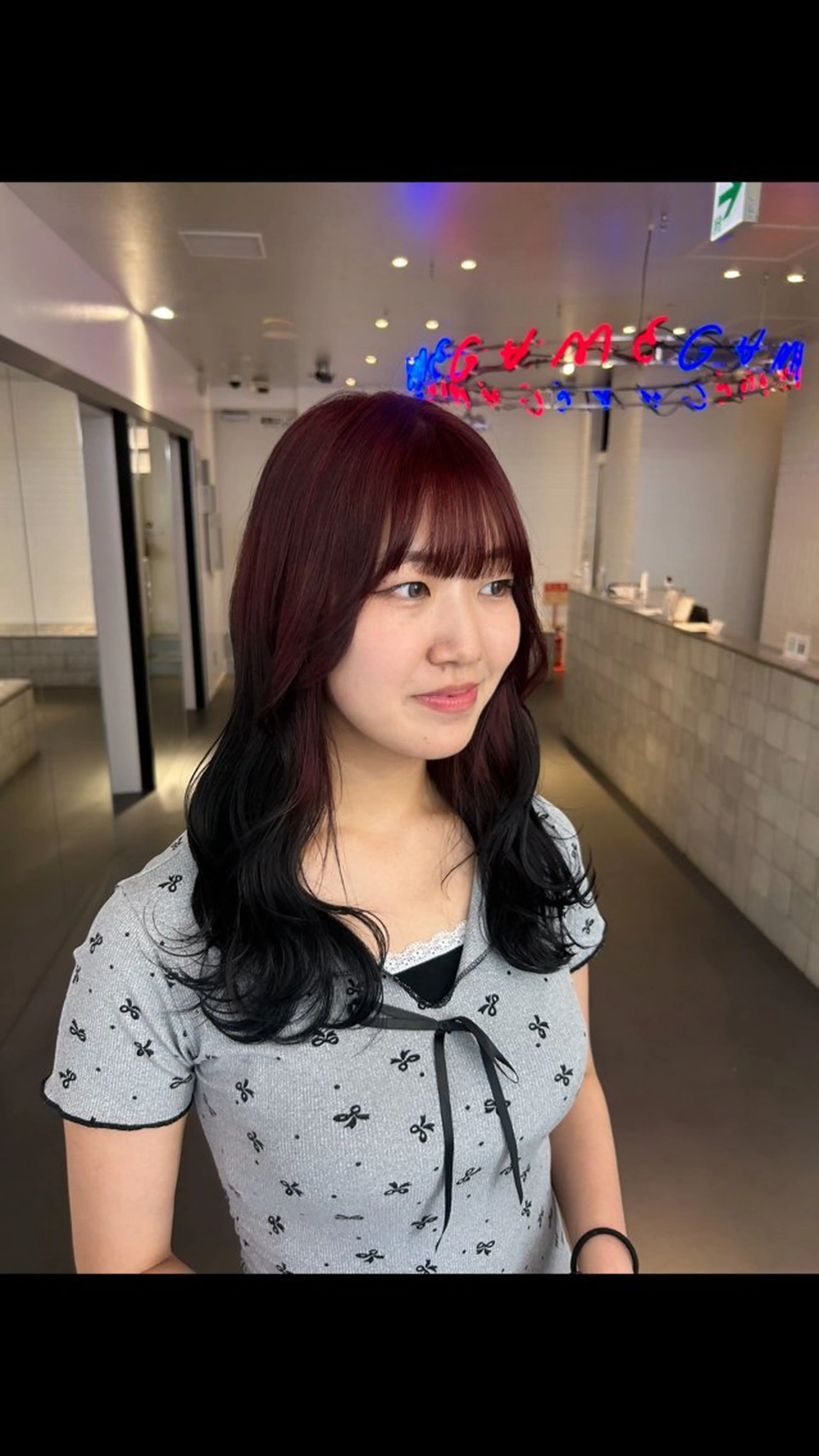 ロング ボブ エクステ 外国人風カラー 卒業式のヘアスタイル レイヤーカット カット ヘアカラー トリートメント MiRI💜地毛級 エクステ✖似合わせ技のヘアスタイル