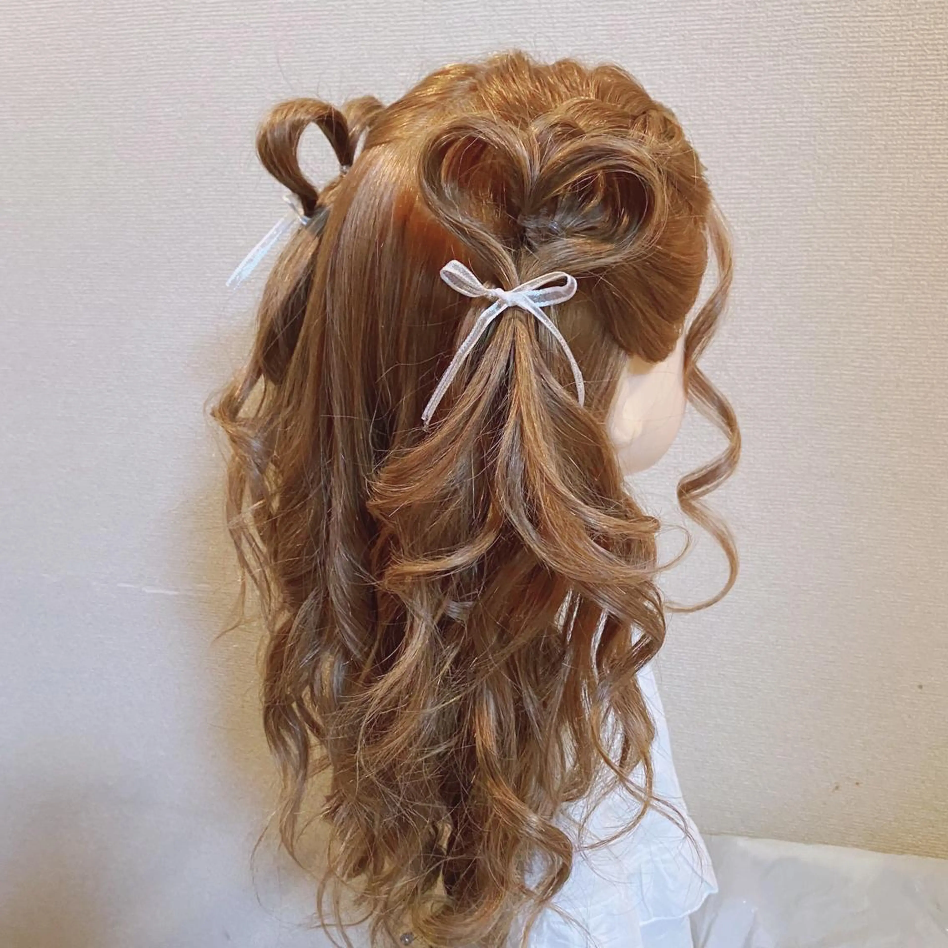 ミディアム ヘアアレンジ ハーフアップ an池袋本店所属・🌷吉野ひかり🌷 カットモデル募集✂️のヘアスタイル