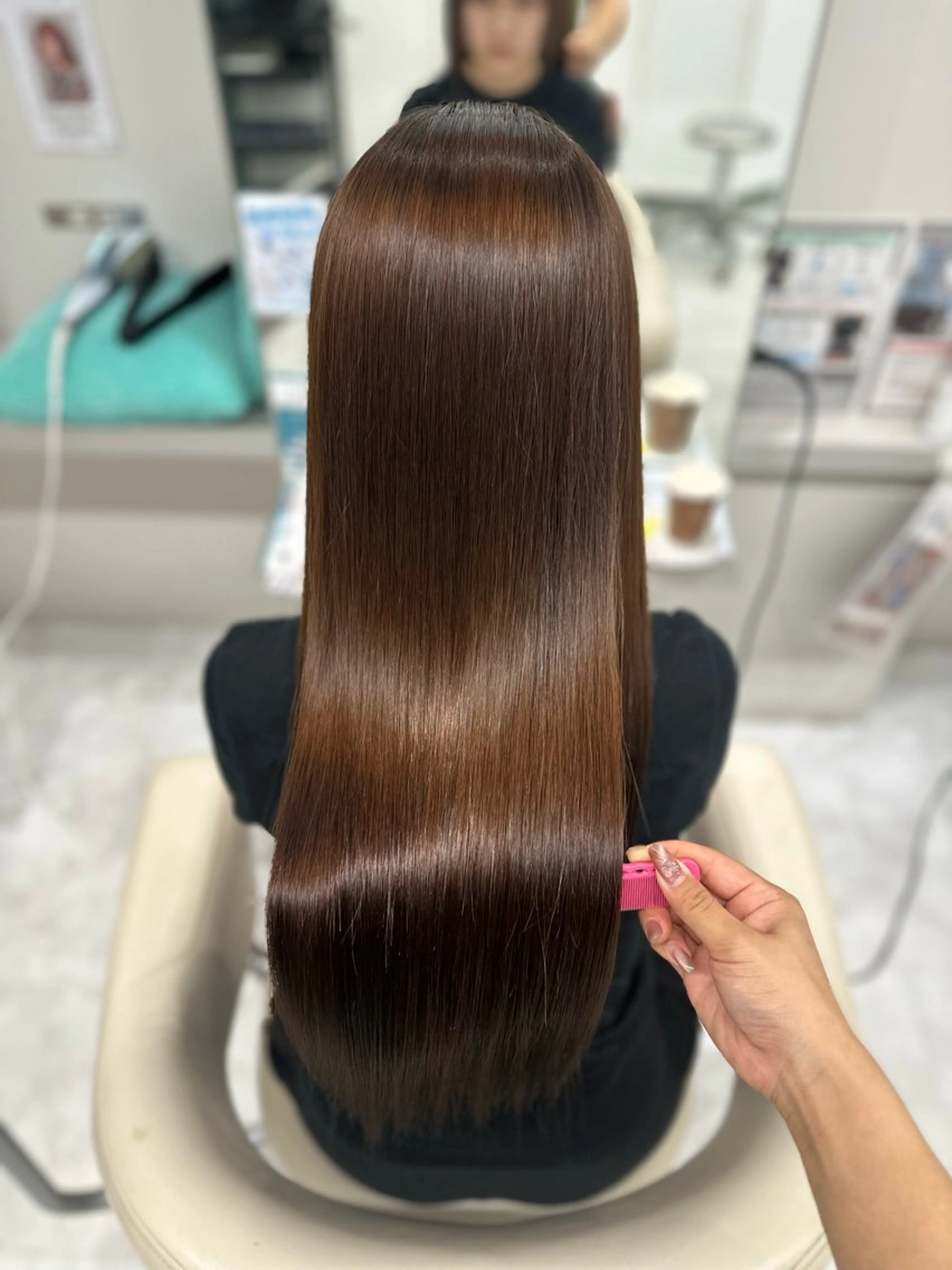 ロング パーマ 縮毛矯正 LeeHorie miuのヘアスタイル