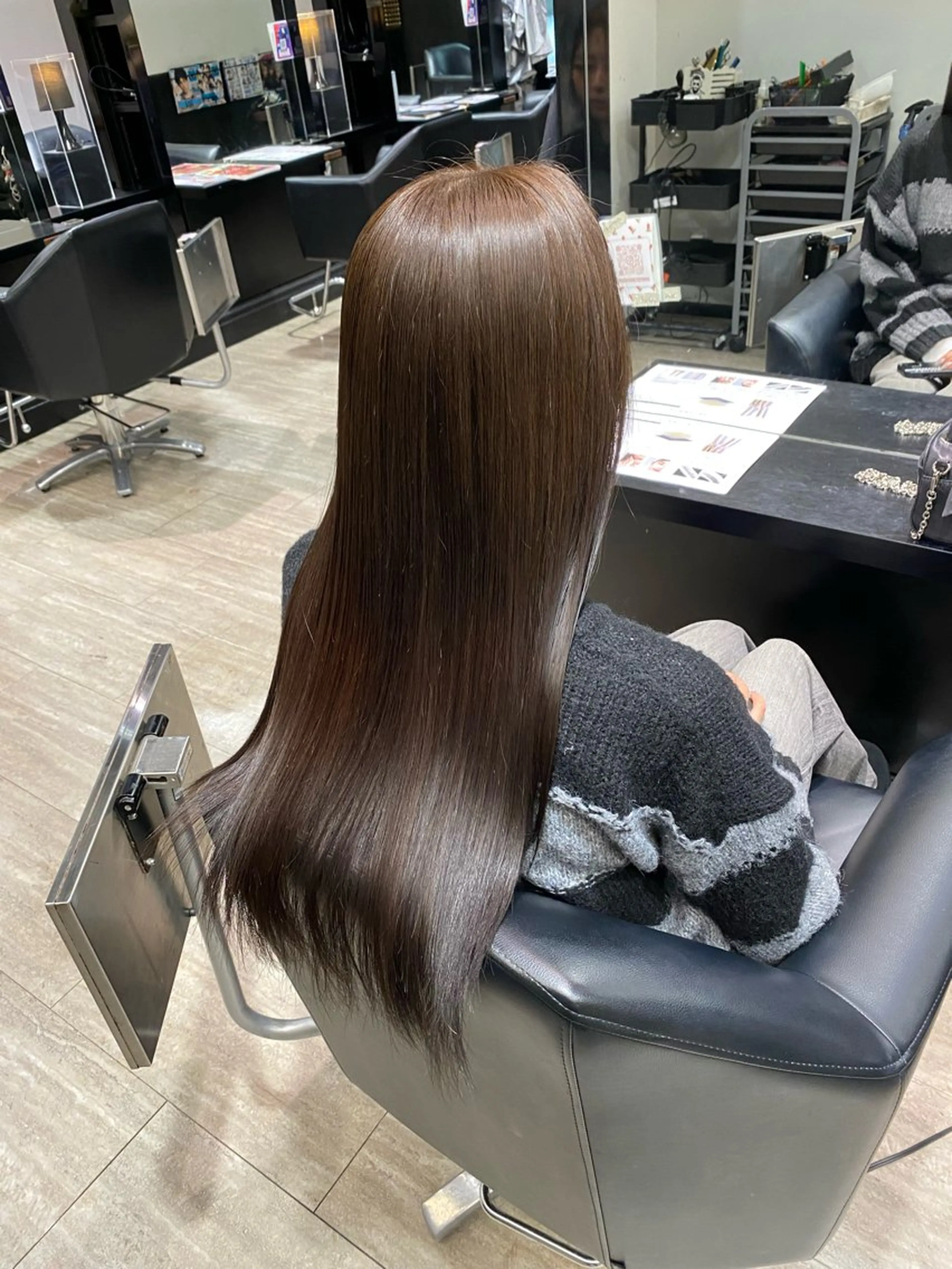 ロング トリートメント クリスマス ヘアカラー トリートメント 水野 聖哉のヘアスタイル