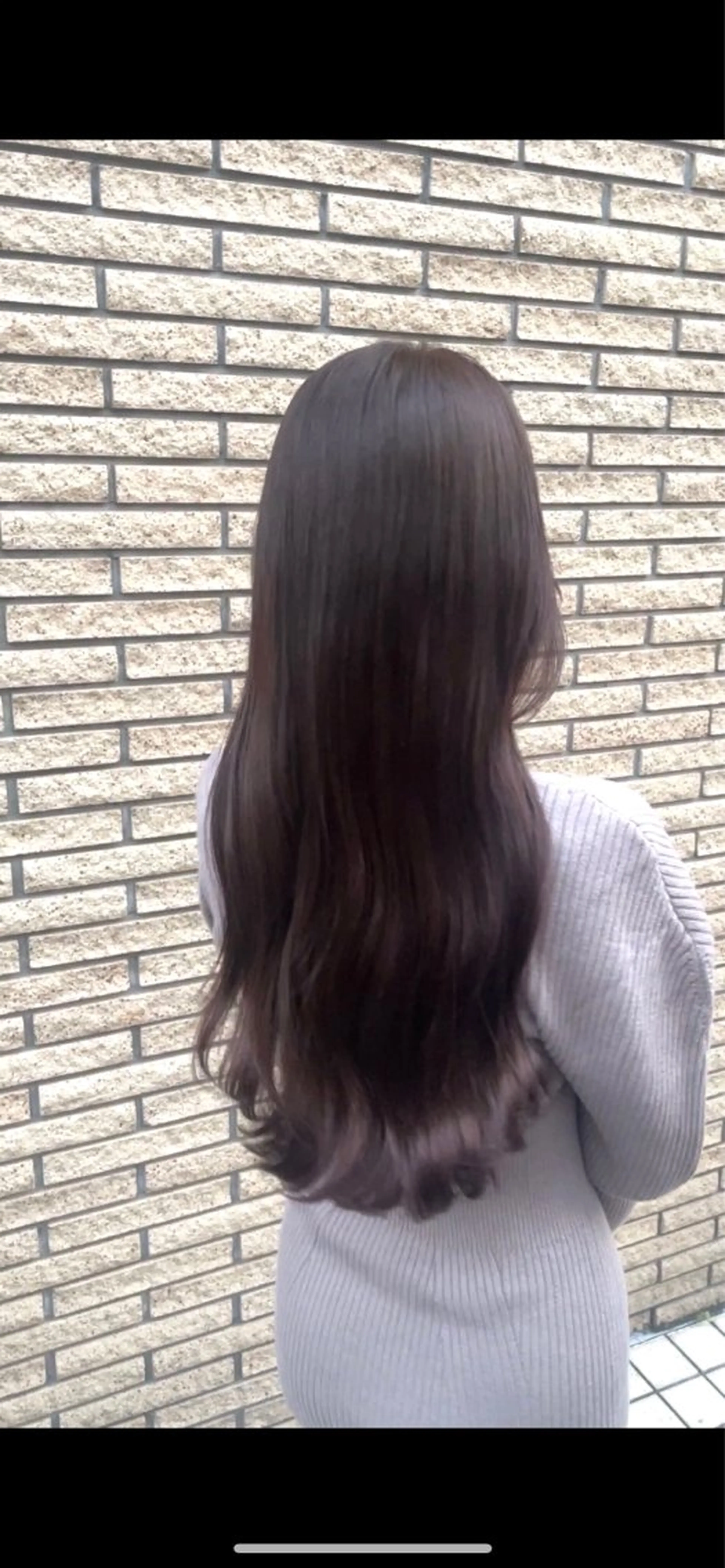 ロング カラー ブラウンカラー ロング カット ヘアカラー トリートメント BEBE所属・ブリーチなし 透明感カラーKANAのヘアスタイル