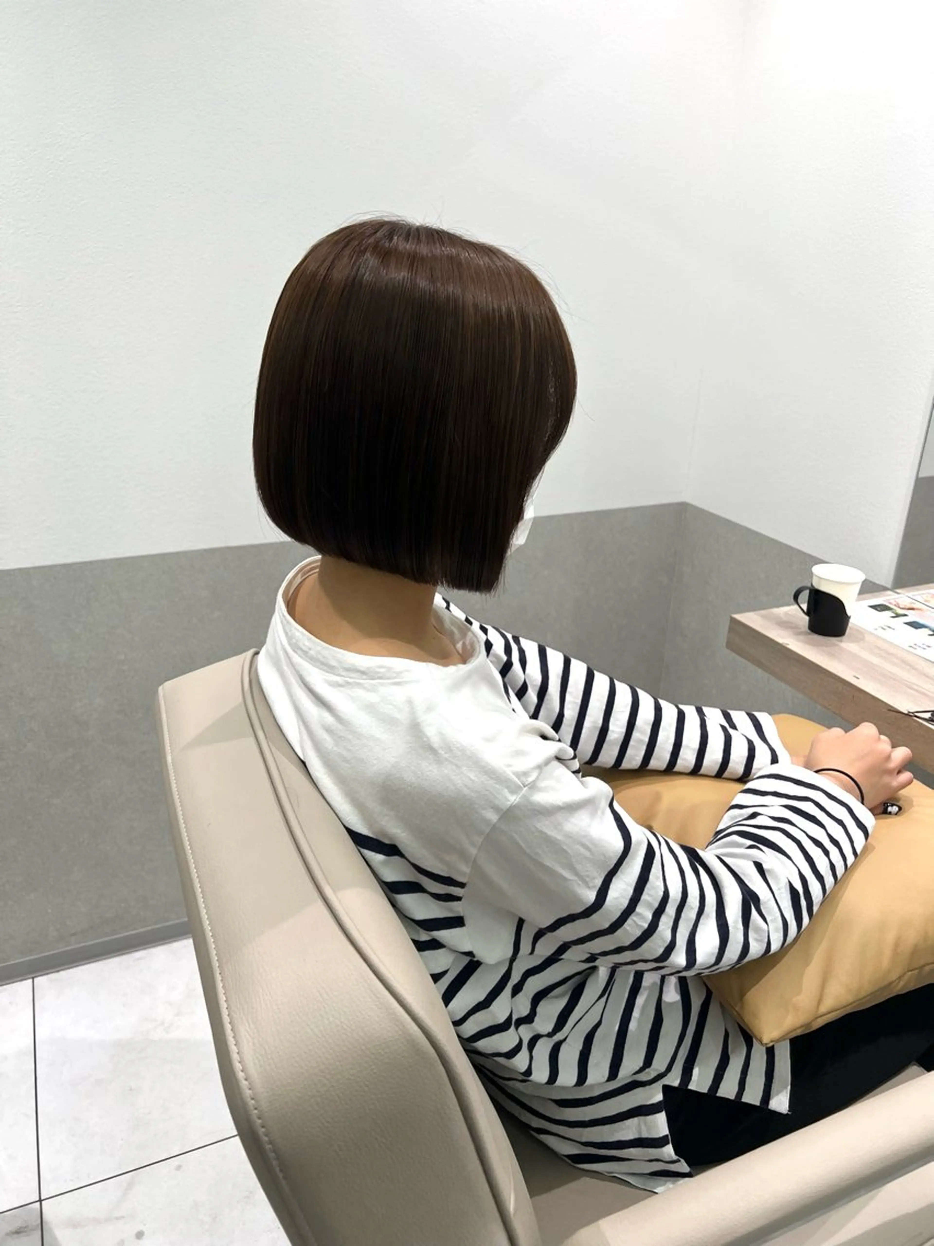 ショート ボブ カット ヘアカラー トリートメント Eleanor 池袋 ミカのヘアスタイル