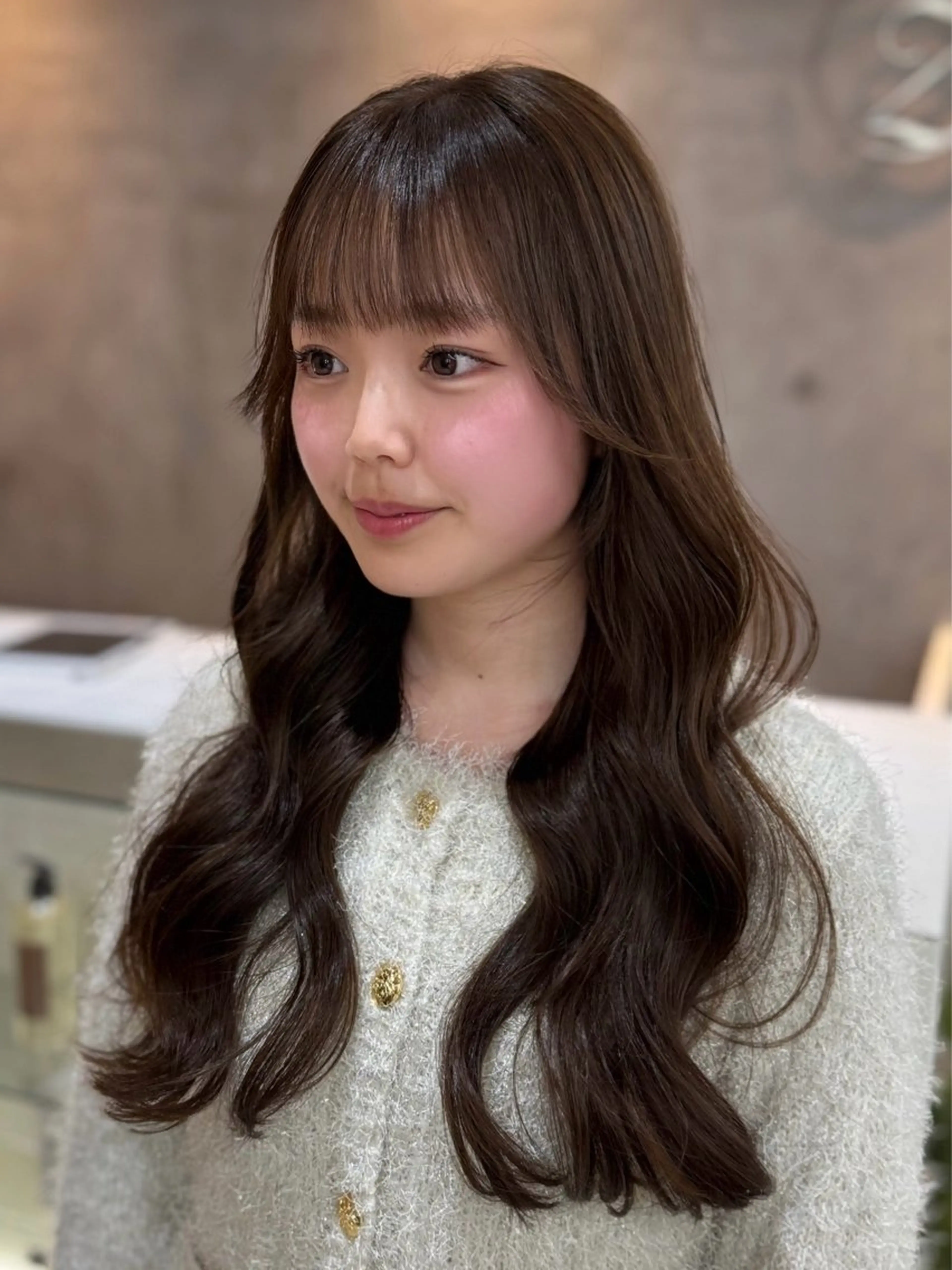 ロング カラー グレージュ ミルクティーグレージュ Zina梅田茶屋町所属・Mayu💖 Zina梅田茶屋町のヘアスタイル
