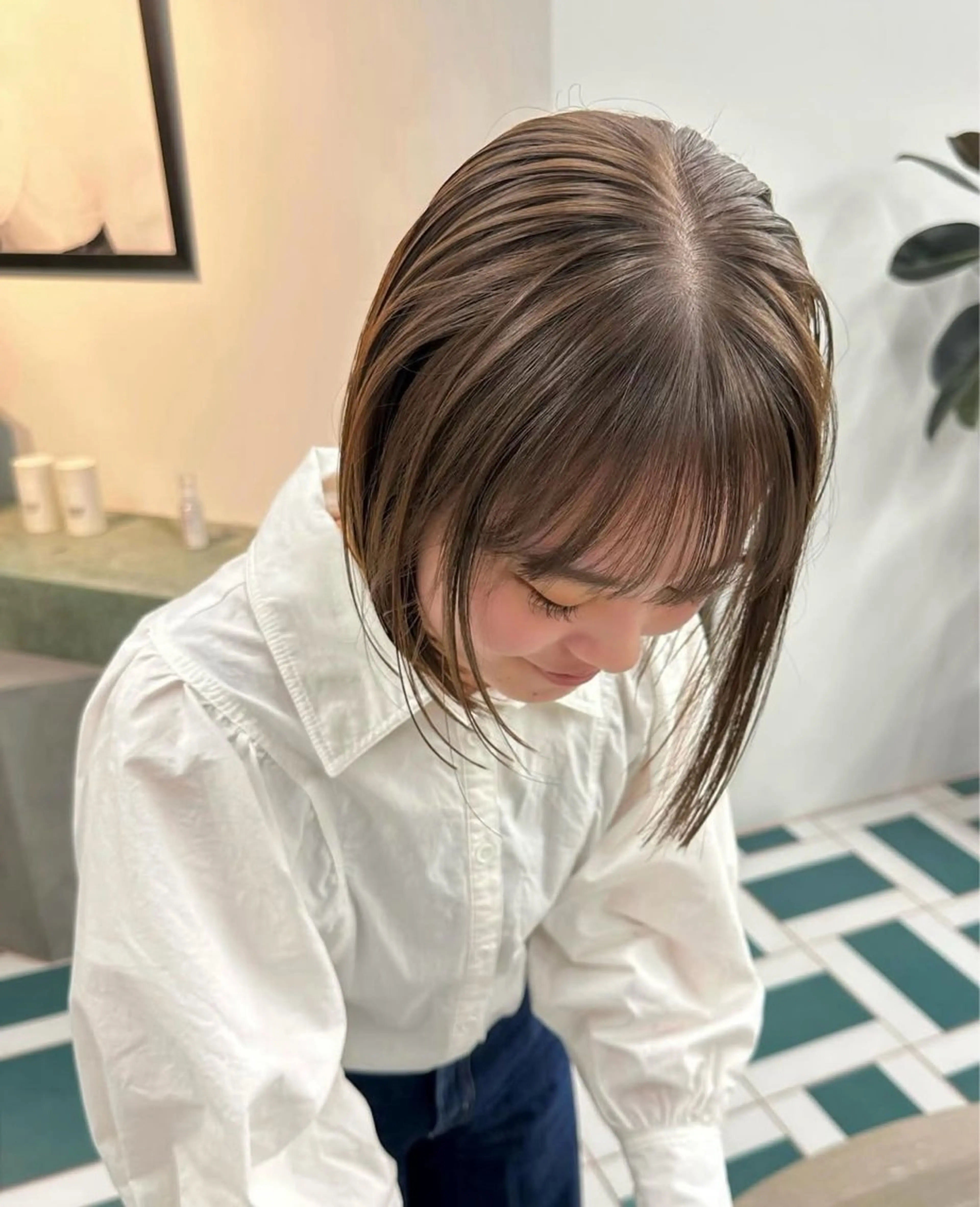 ブリーチ＋オンカラー🫧の写真
