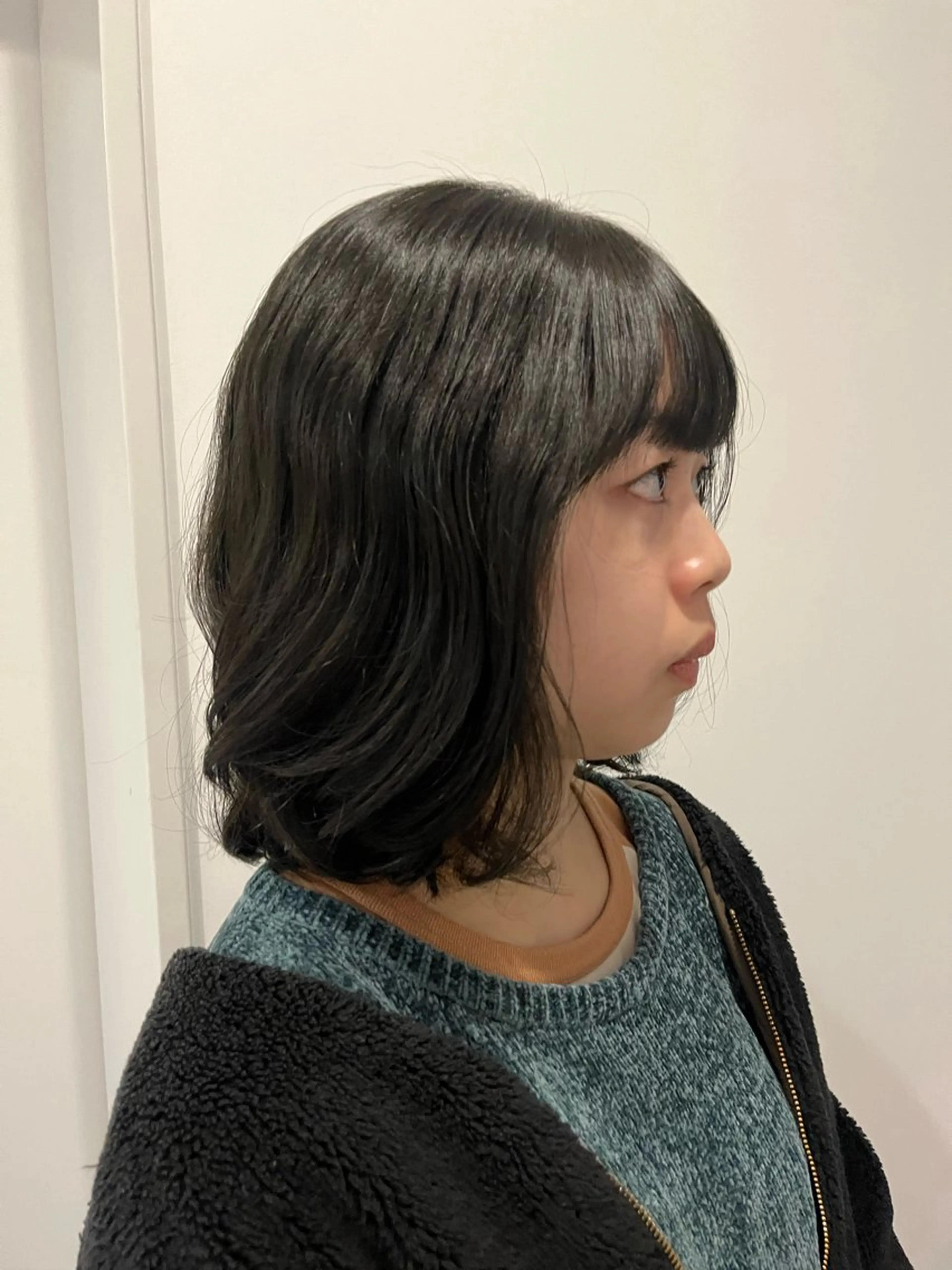 ミディアム カラー グレージュ オリーブグレージュ オリーブグレー ヘアカラー 暖色カラー/似合わせ カット/名古屋/辻のヘアスタイル