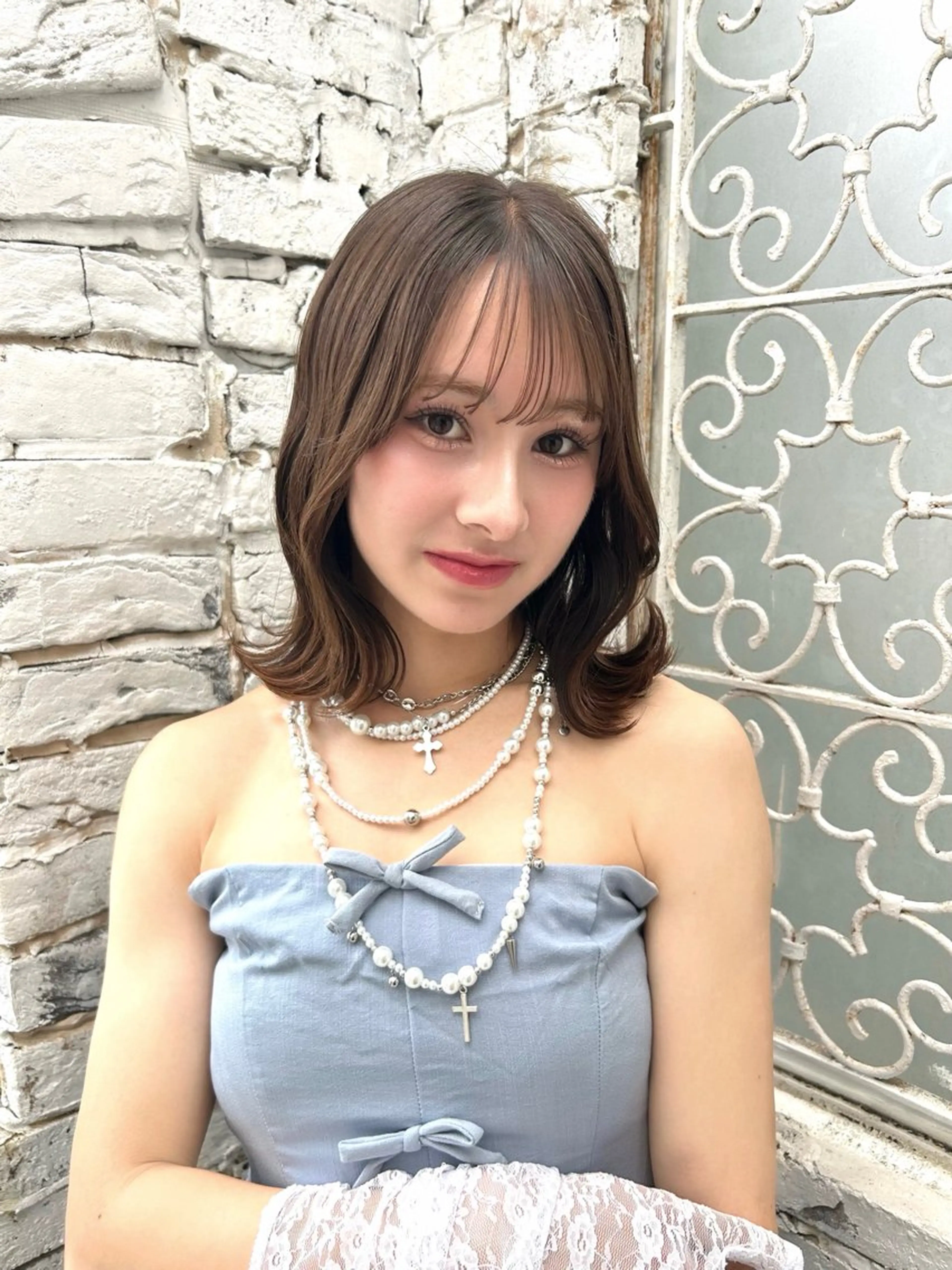 艶々カラー+𝟑𝐬𝐭𝐞𝐩トリートメント🎐.*の写真