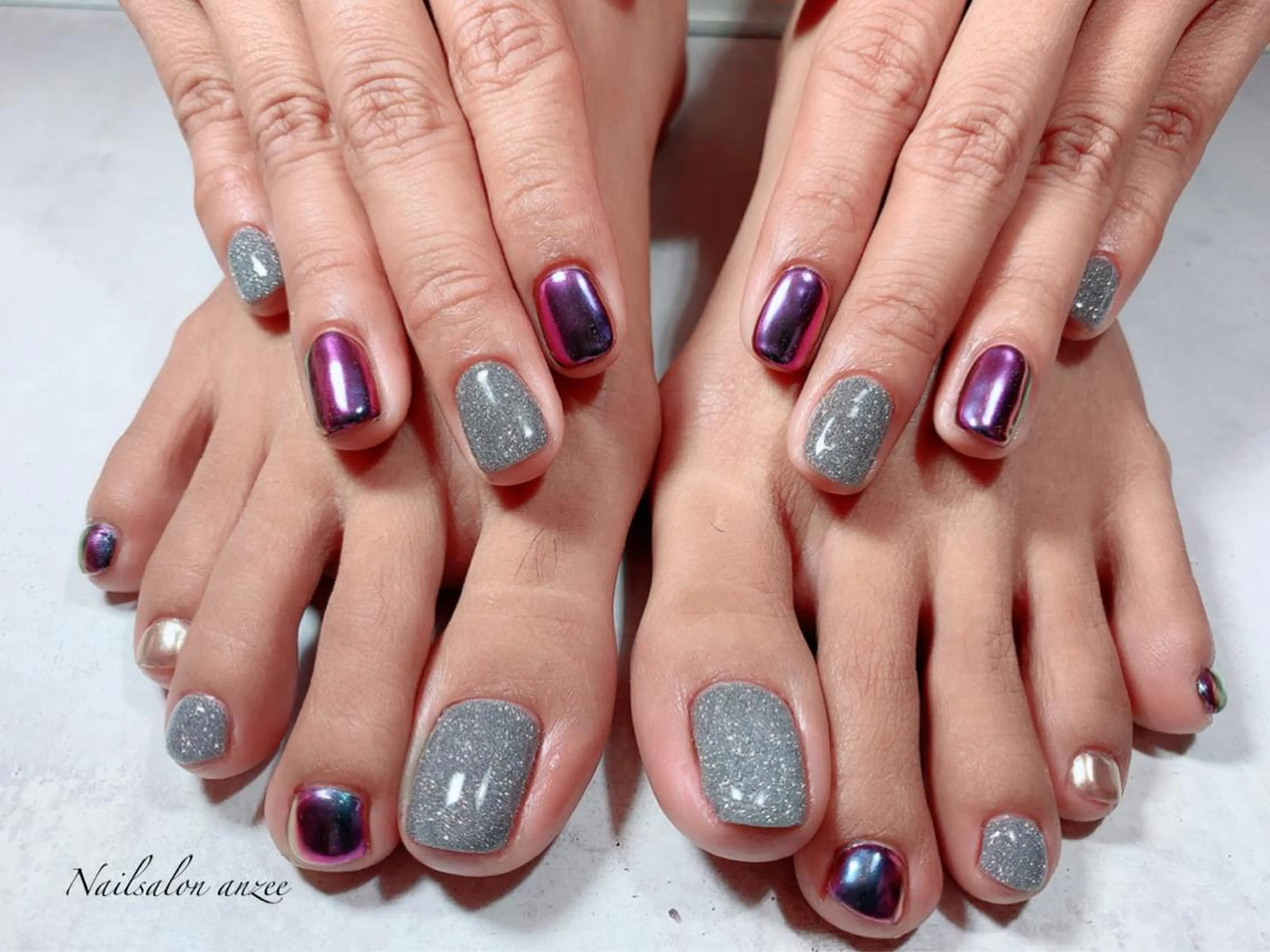 ミディアム sp anzeeのネイルデザイン