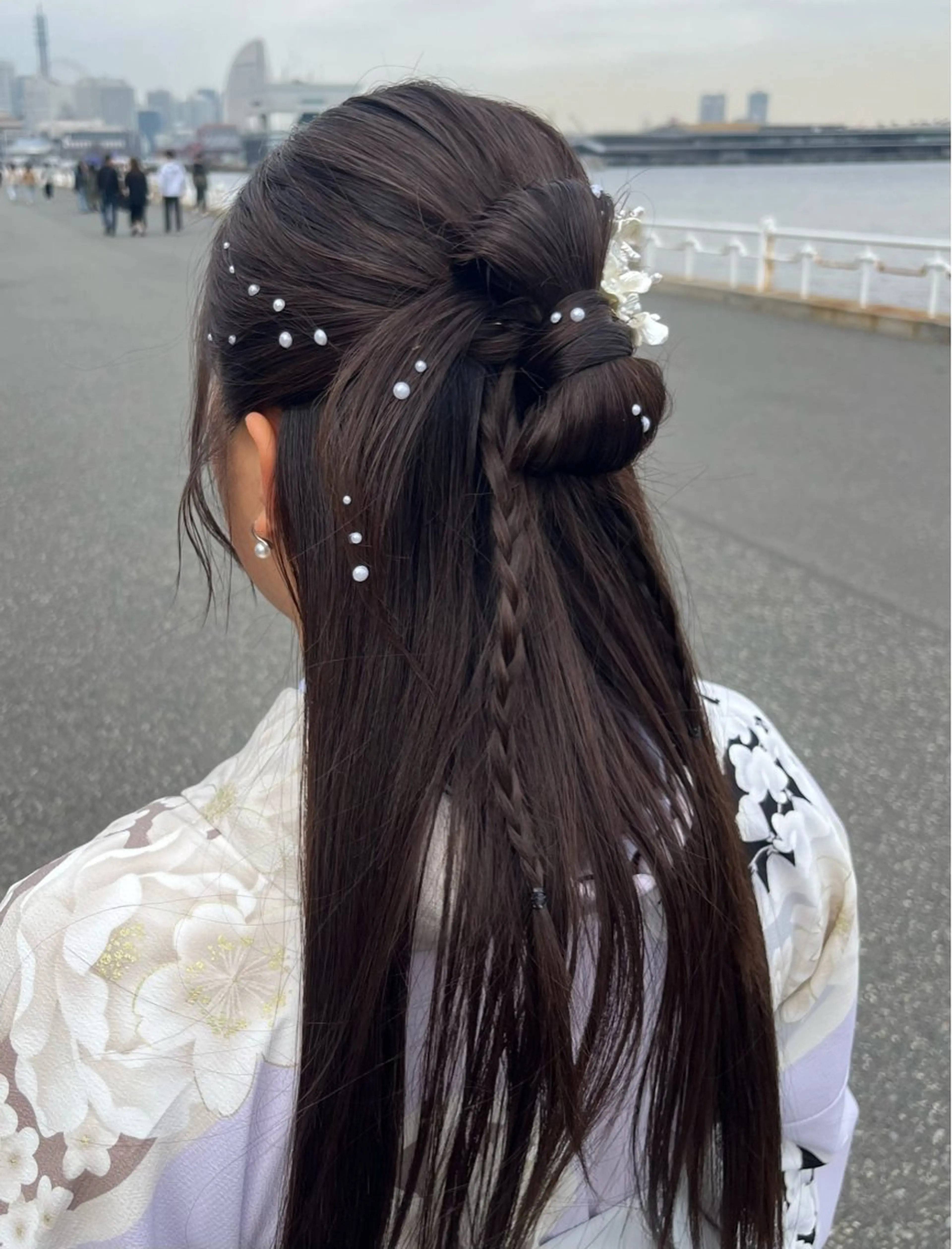 ロング ヘアアレンジ 新倉 呼春のヘアスタイル