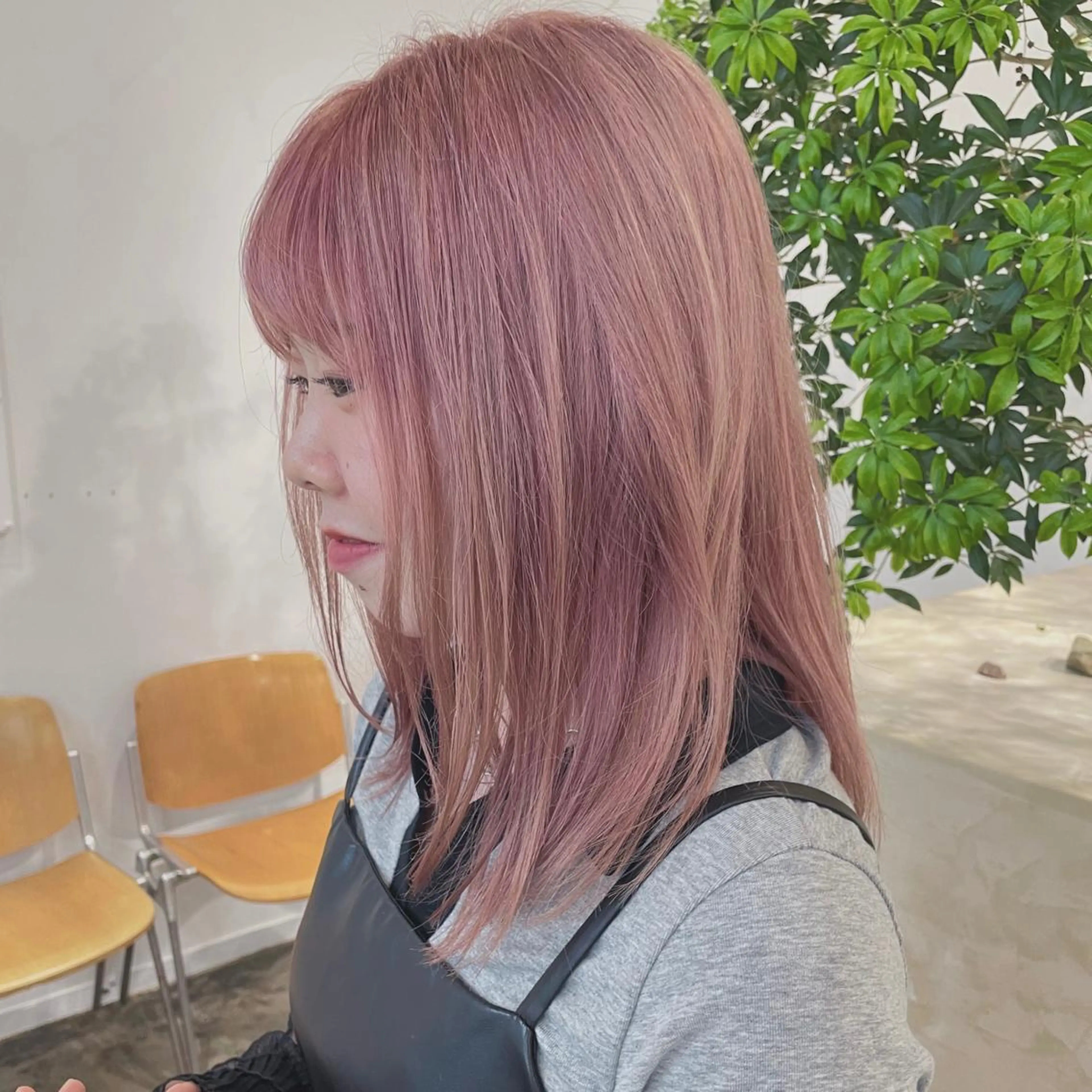 セミロング カット ヘアカラー Terve. おすぎのヘアスタイル