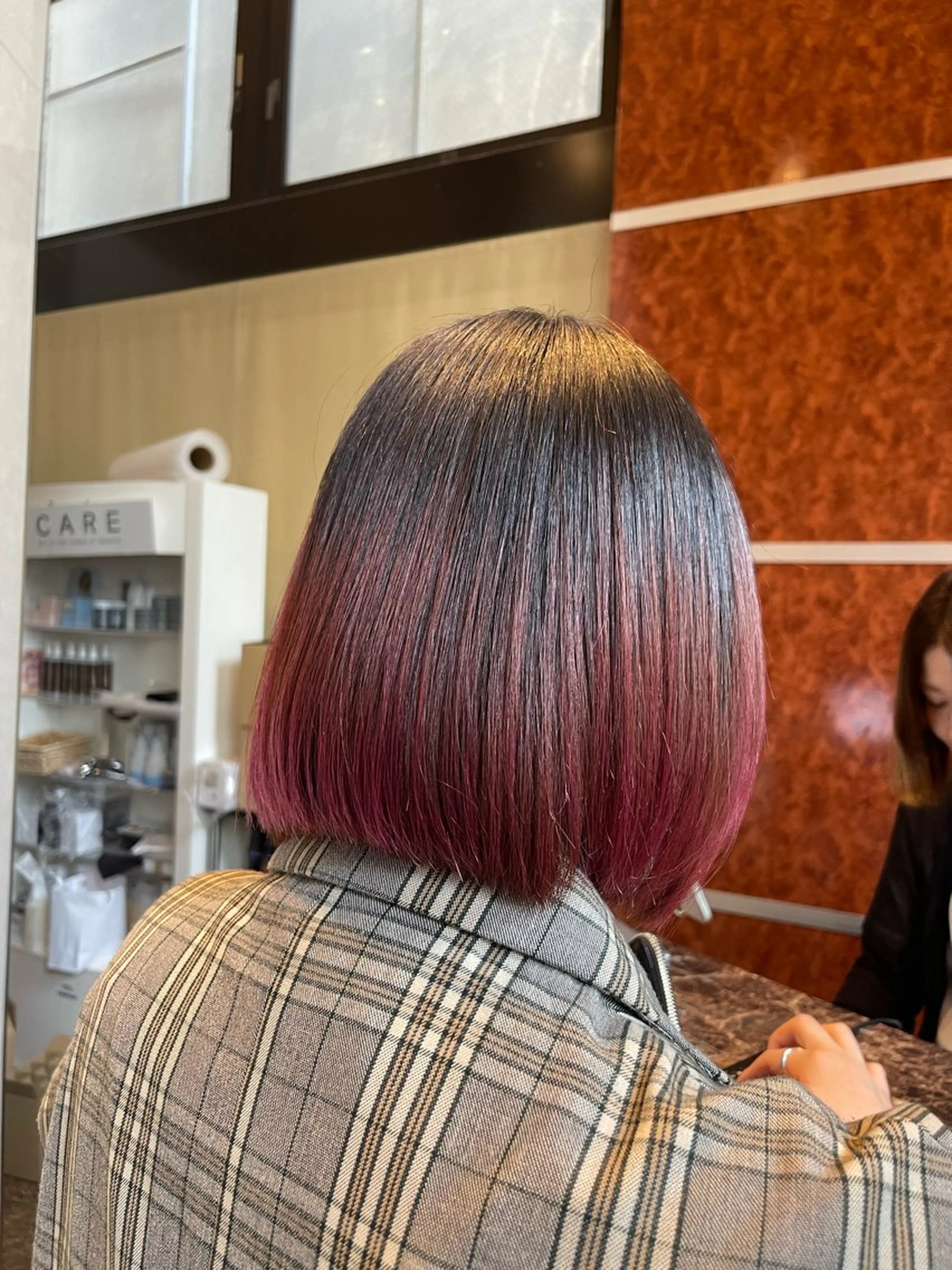 ショート 縮毛矯正 CARE SHINSAIBASHI所属・はやと 【心斎橋美髪職人】のヘアスタイル
