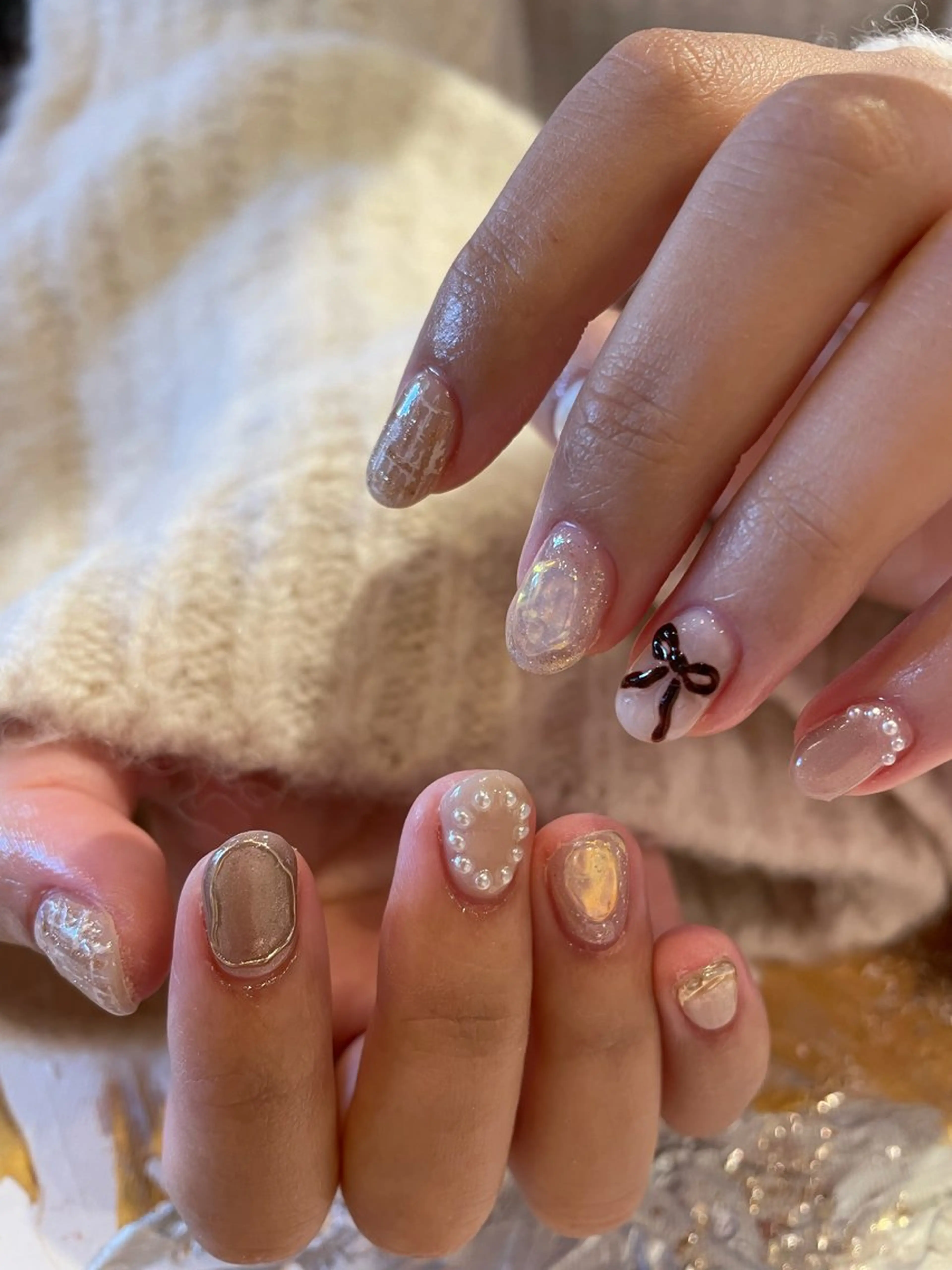 ネイル ハンドネイル ネイリスト ❄️ユキ(店長)❄️のネイルデザイン