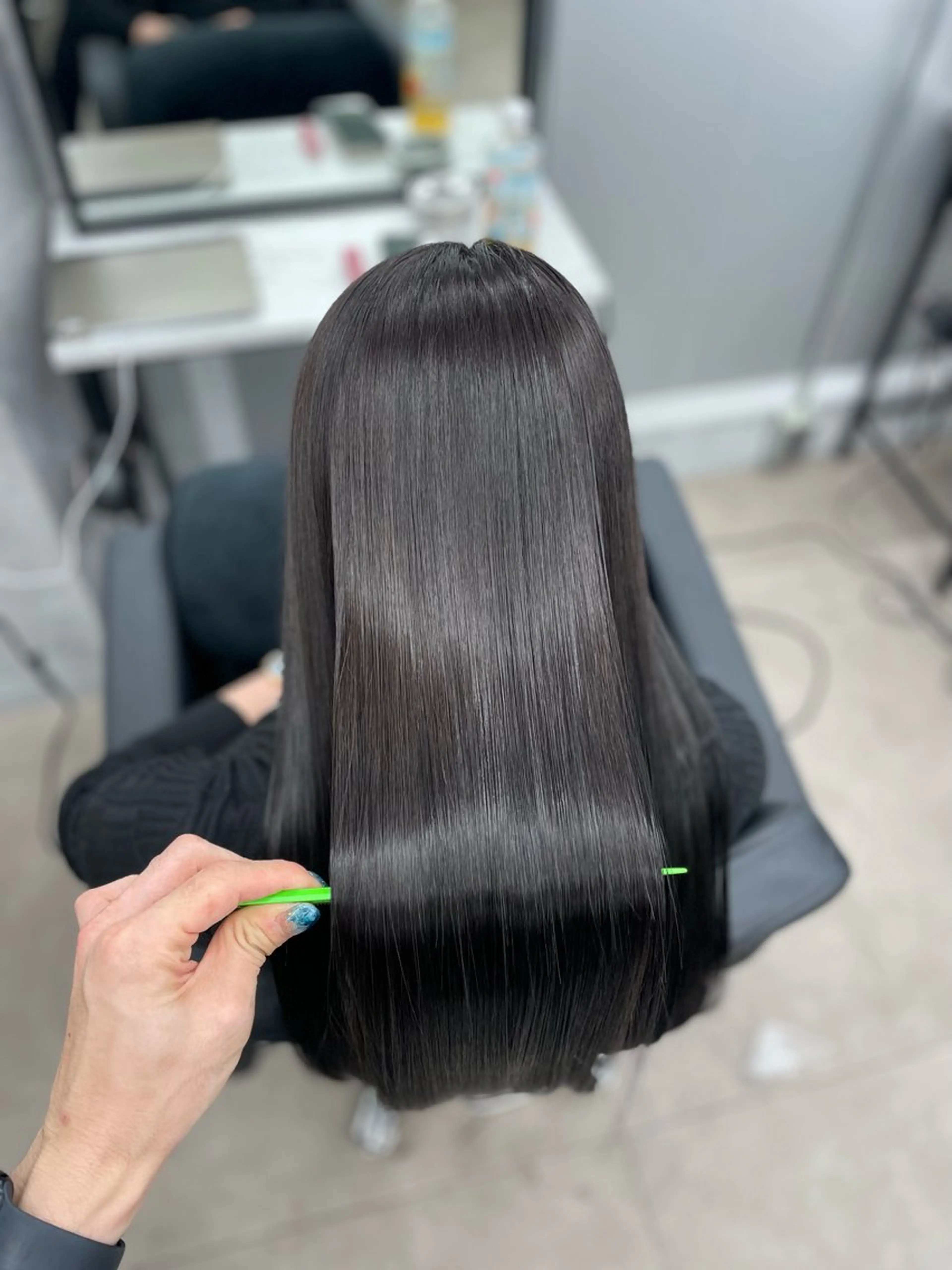 ロング カット ヘアカラー トリートメント 🦄髪質改善トリー トメント🦄イリスのヘアスタイル