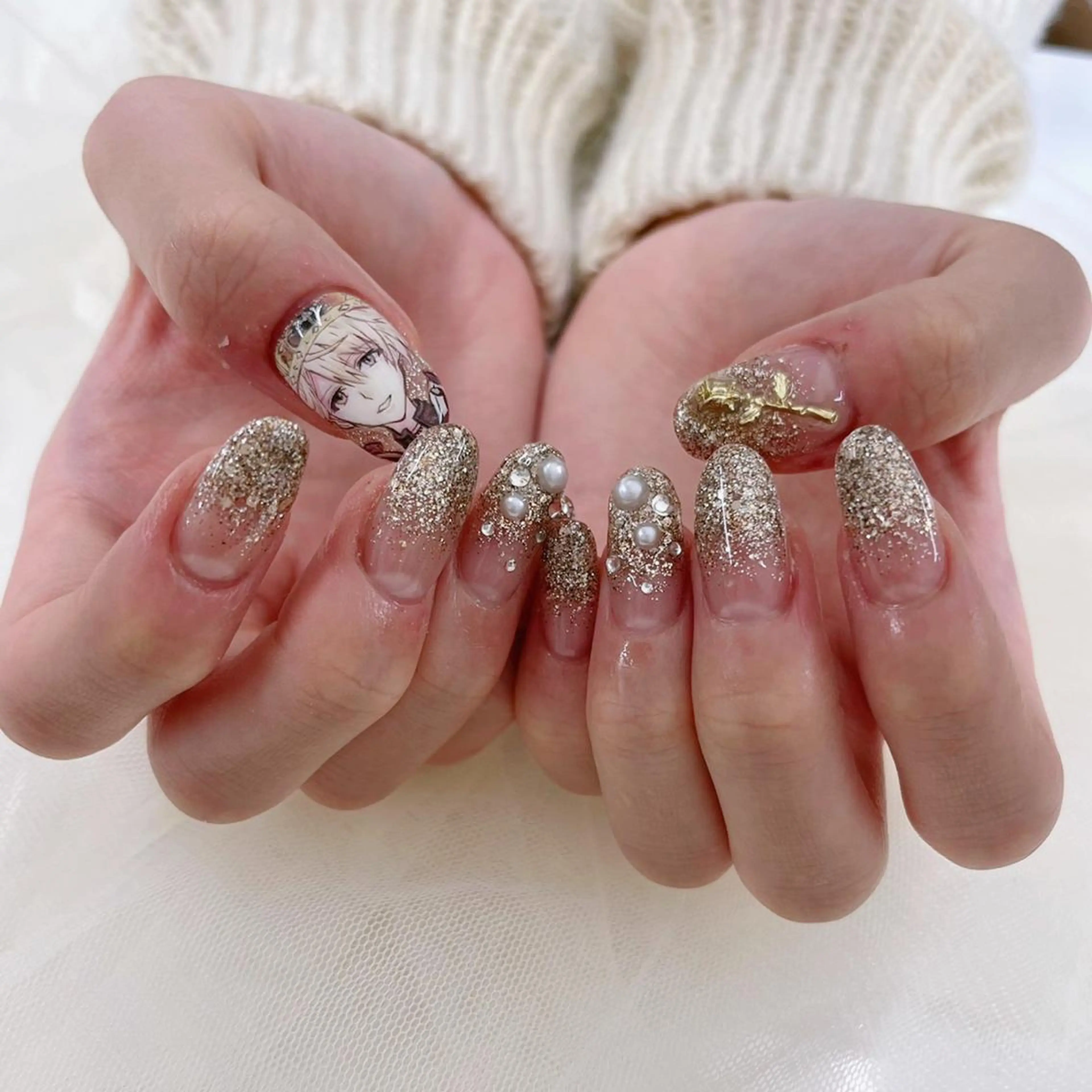 ミディアム nail jaol池袋店所属・ネイルJaol 池袋のネイルデザイン