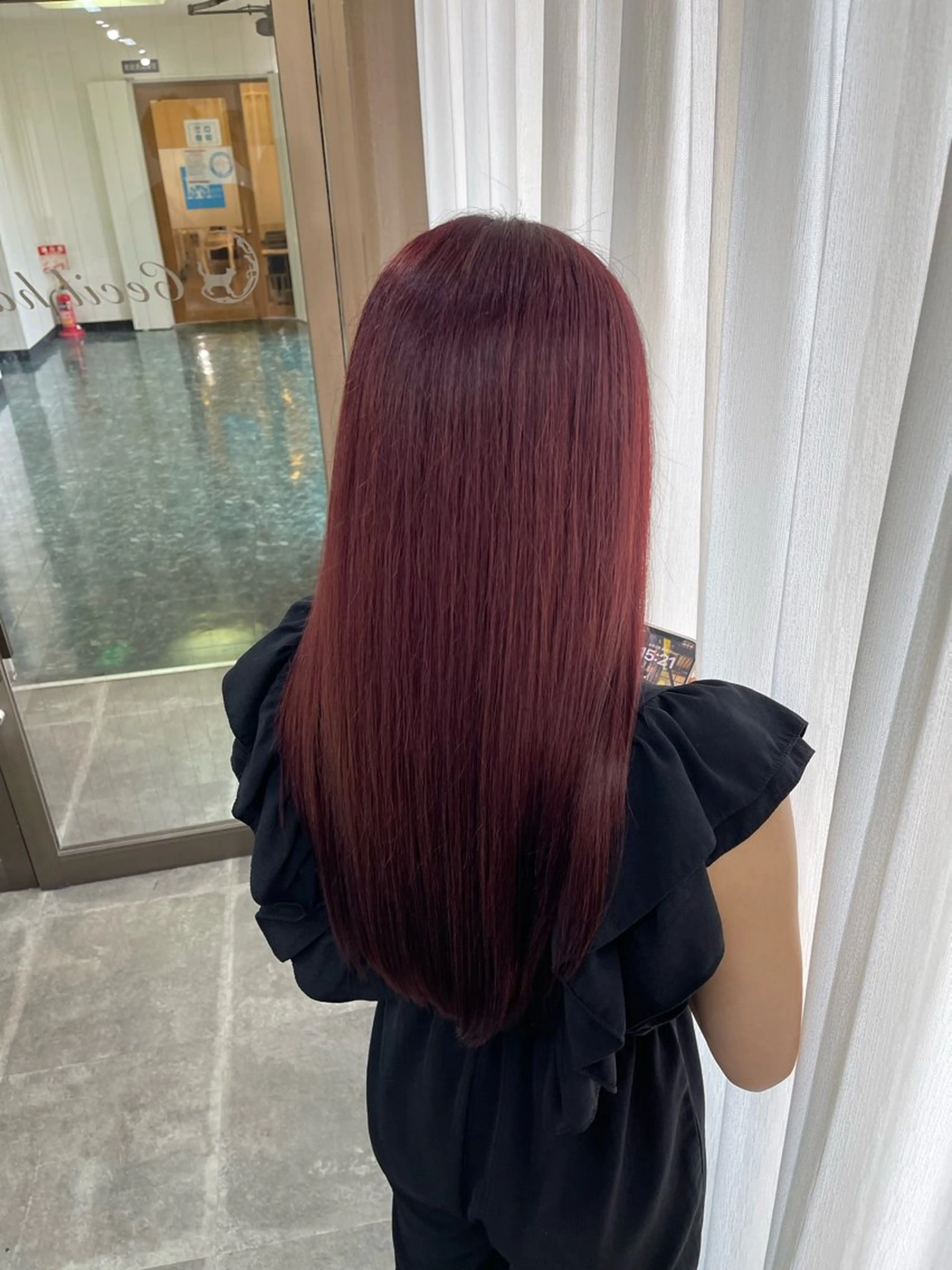 ロング カラー ブリーチ ケアブリーチ デザインカラー ダブルカラー 髪質改善 ヘアカラー トリートメント SOYON西大寺店所属・ダブルカラー/ 髪質改善💎安藤のヘアスタイル