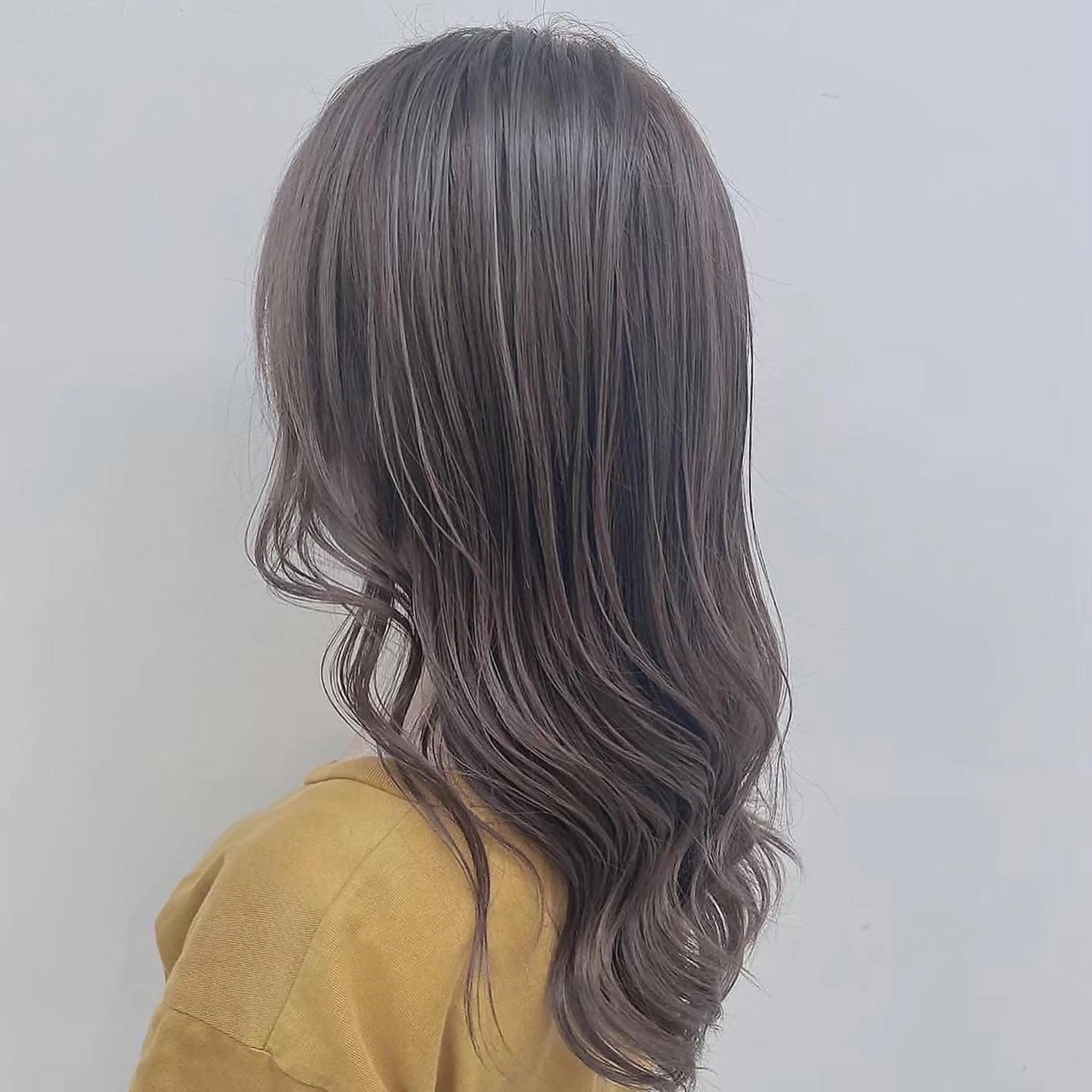 セミロング カラー ヘアアレンジ ナチュラル艶髪 なおき｜池袋美容師のヘアスタイル