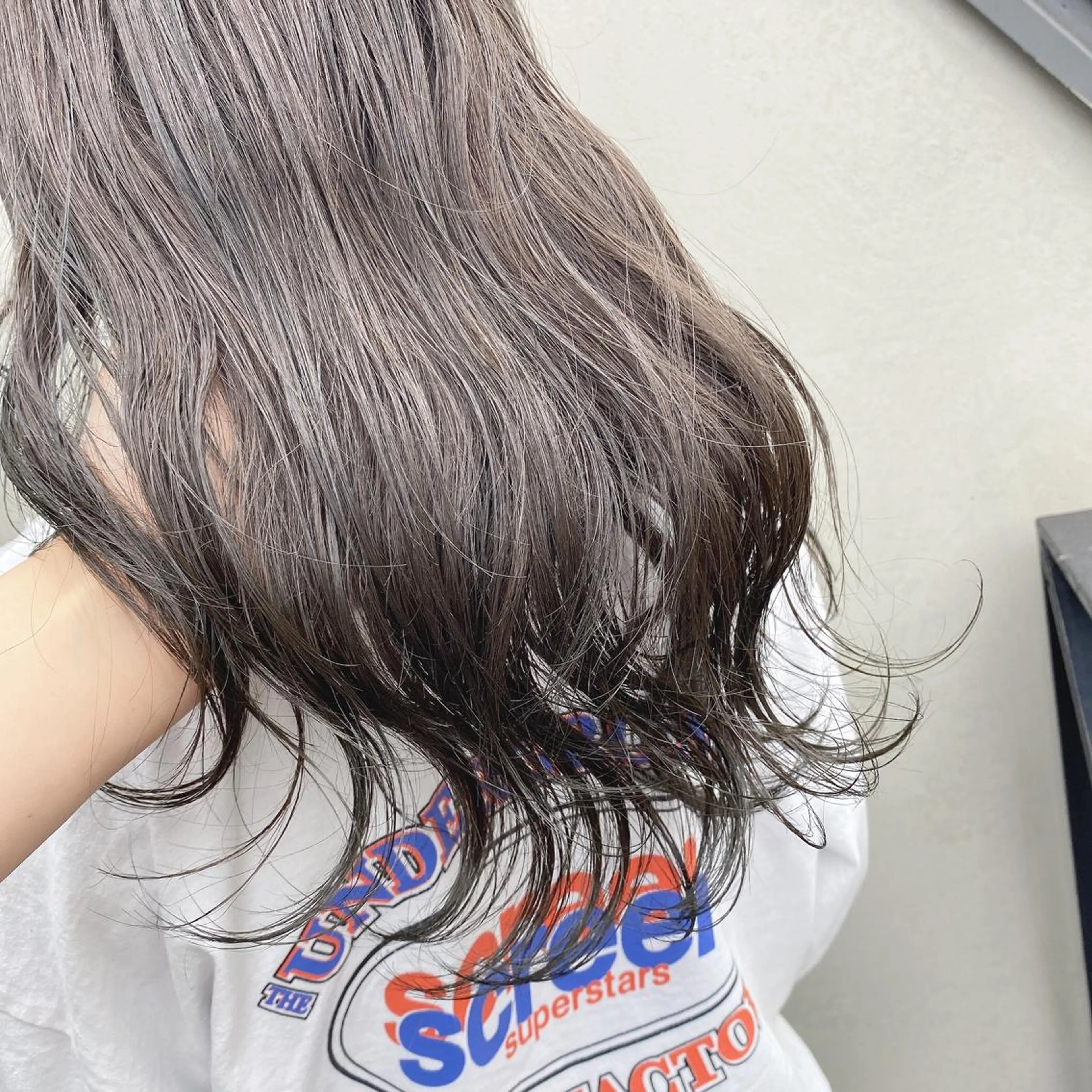 セミロング カラー パーマ ヘアアレンジ メンズ キッズ ネイル マツエク・マツパ 透明感カラー 暖色系/透明感 治野心のヘアスタイル