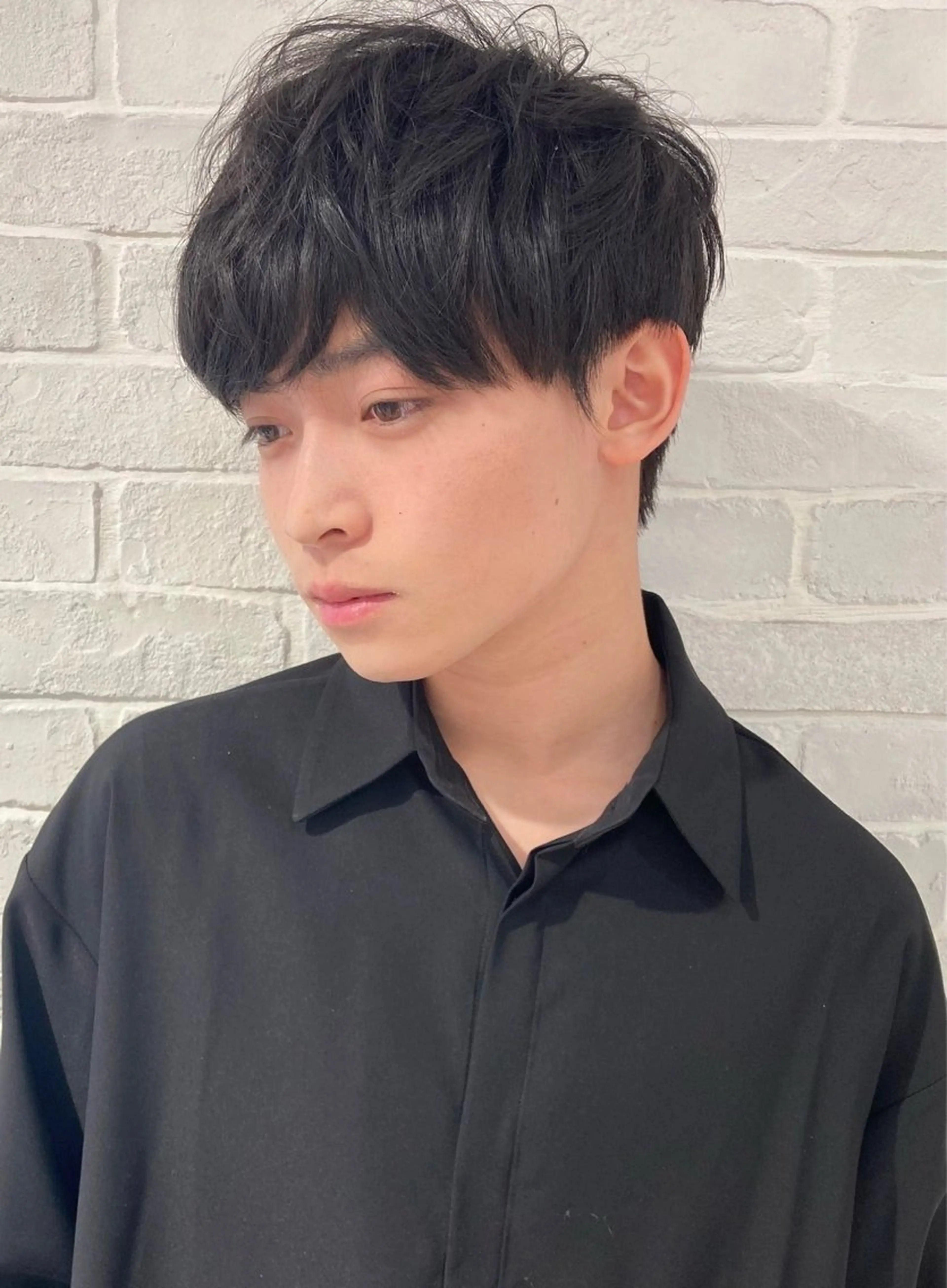 メンズ マッシュ 刈り上げ パーマモデル募集中 🎀華澄のヘアスタイル