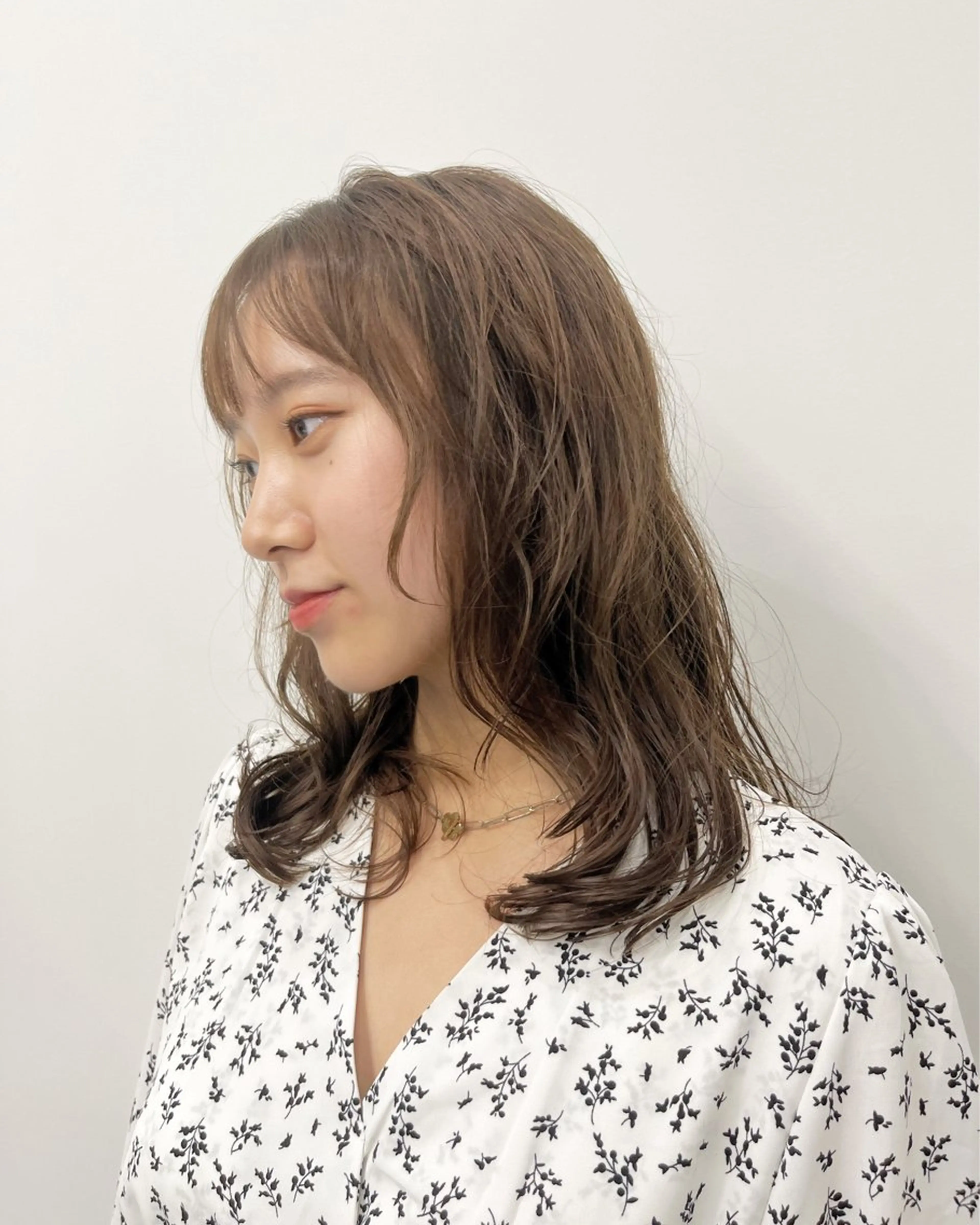 ミディアム パーマ 門崎未依/レイヤー/ メンズカット🪿のヘアスタイル