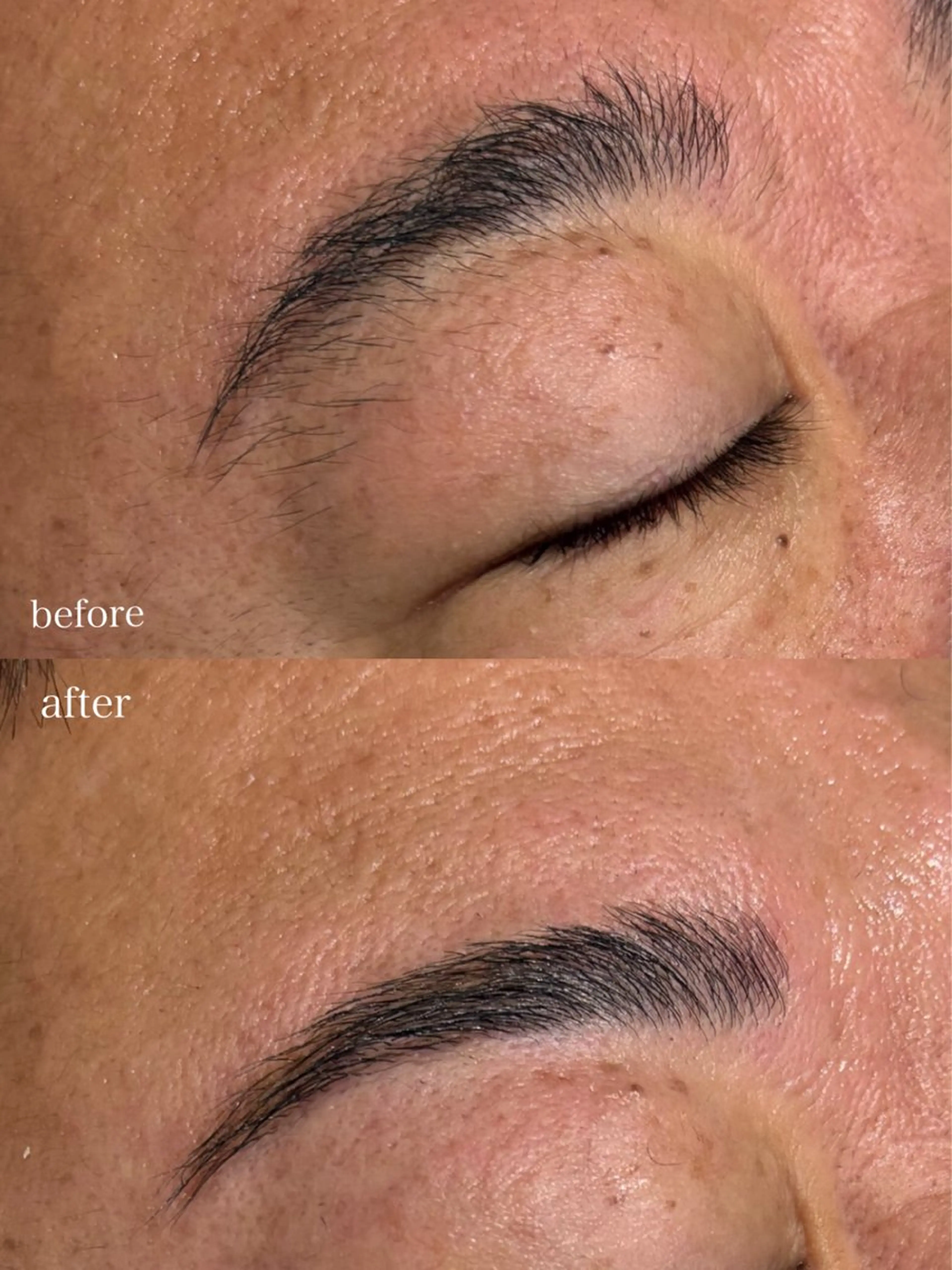 メンズ アイブロウ ハリウッドブロウリフト メンズアイブロウ 眉毛ワックス脱毛 韓国肌管理BEAUTY-SALON Teena【ティーナ】ララピール/毛穴/脱毛所属・hiyori 心斎橋眉毛サロンのエステ・リラクイメージ