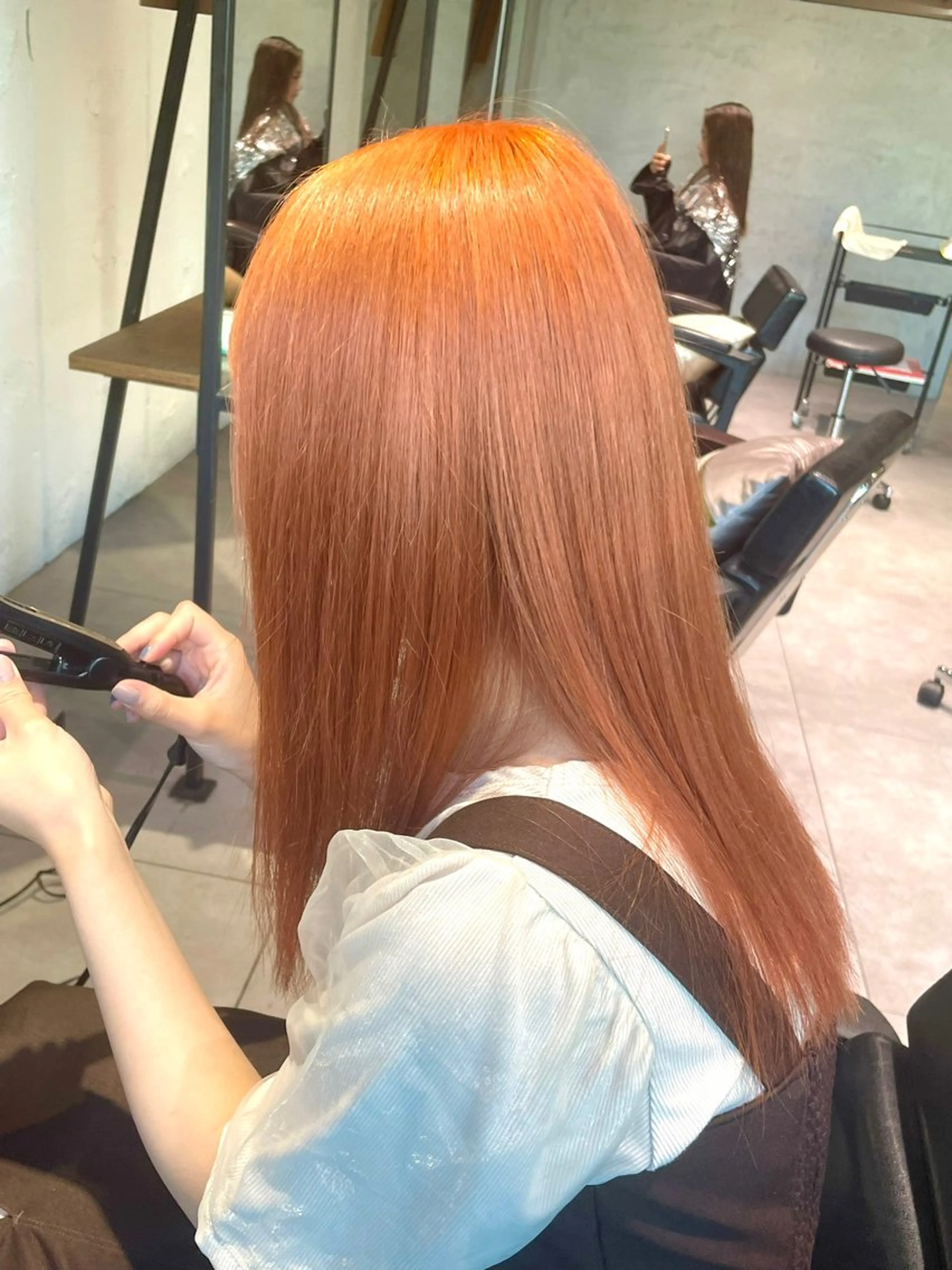 ロング カラー カット ヘアカラー トリートメント CHERIM ❤️‍🔥新家光葉のヘアスタイル