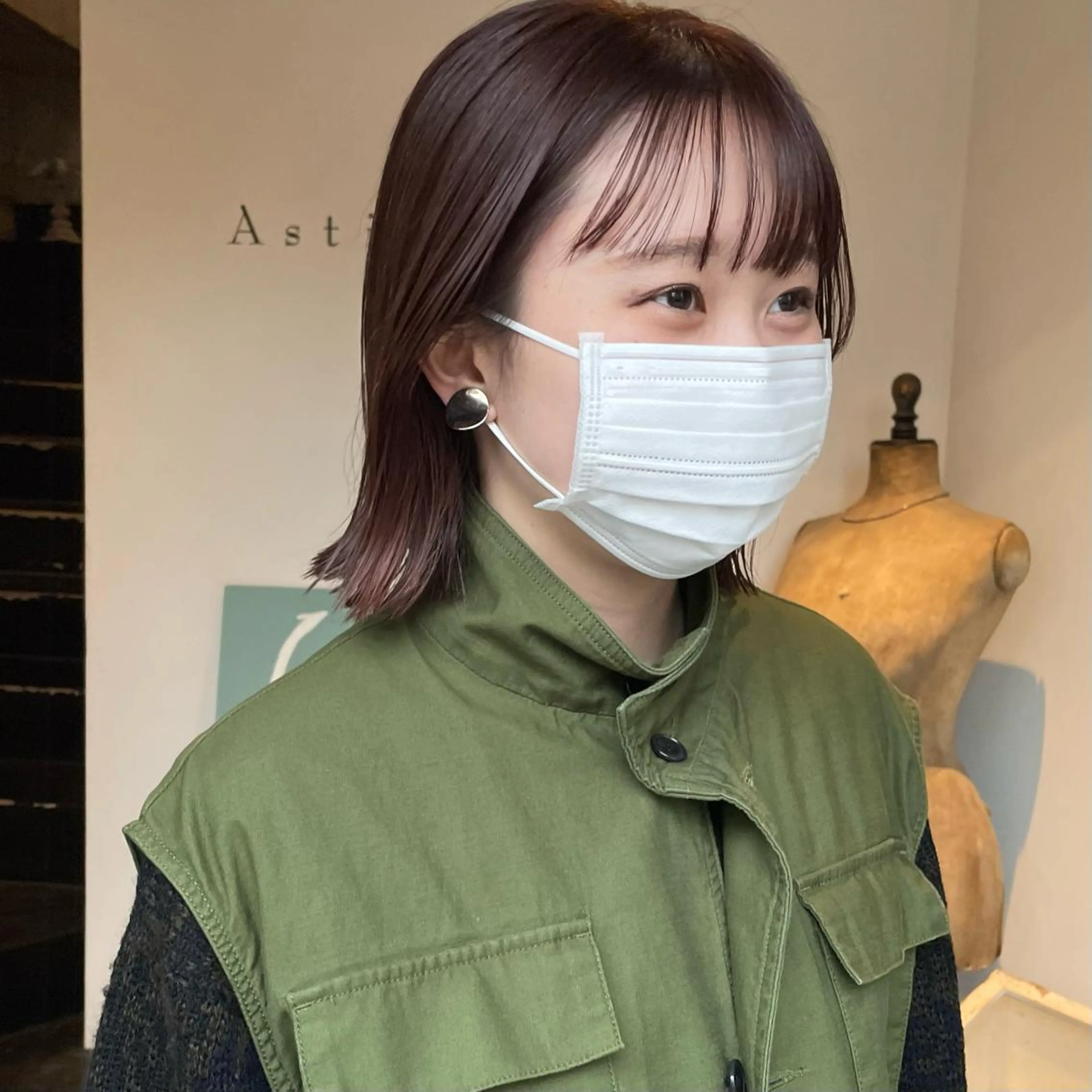 ショート カラー パーマ ヘアアレンジ メンズ キッズ ネイル マツエク・マツパ アイブロウ カット ヘアカラー casane所属・暖色・前髪カット 🎗️佐藤ゆみこのヘアスタイル