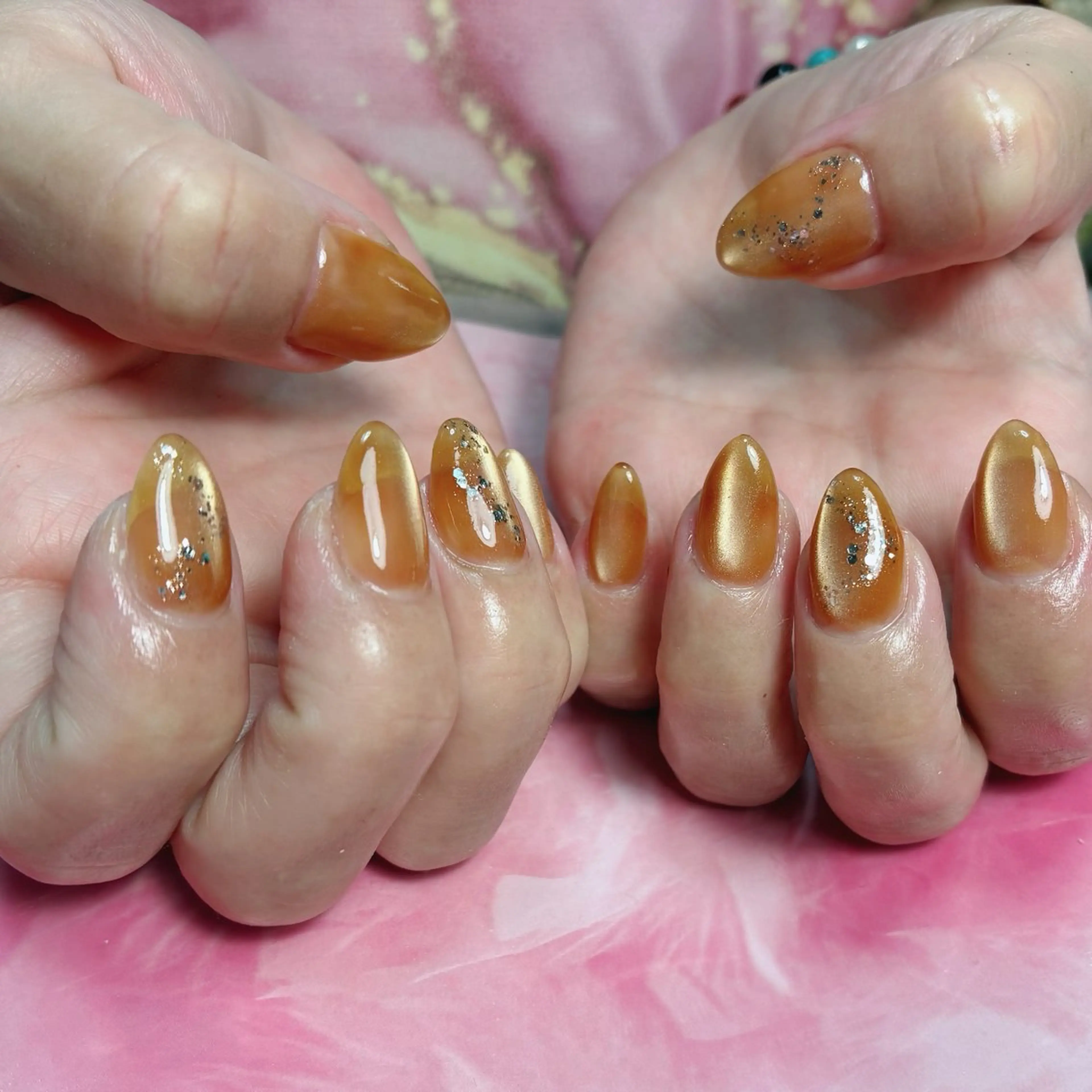 ミディアム hs nail salonのネイルデザイン