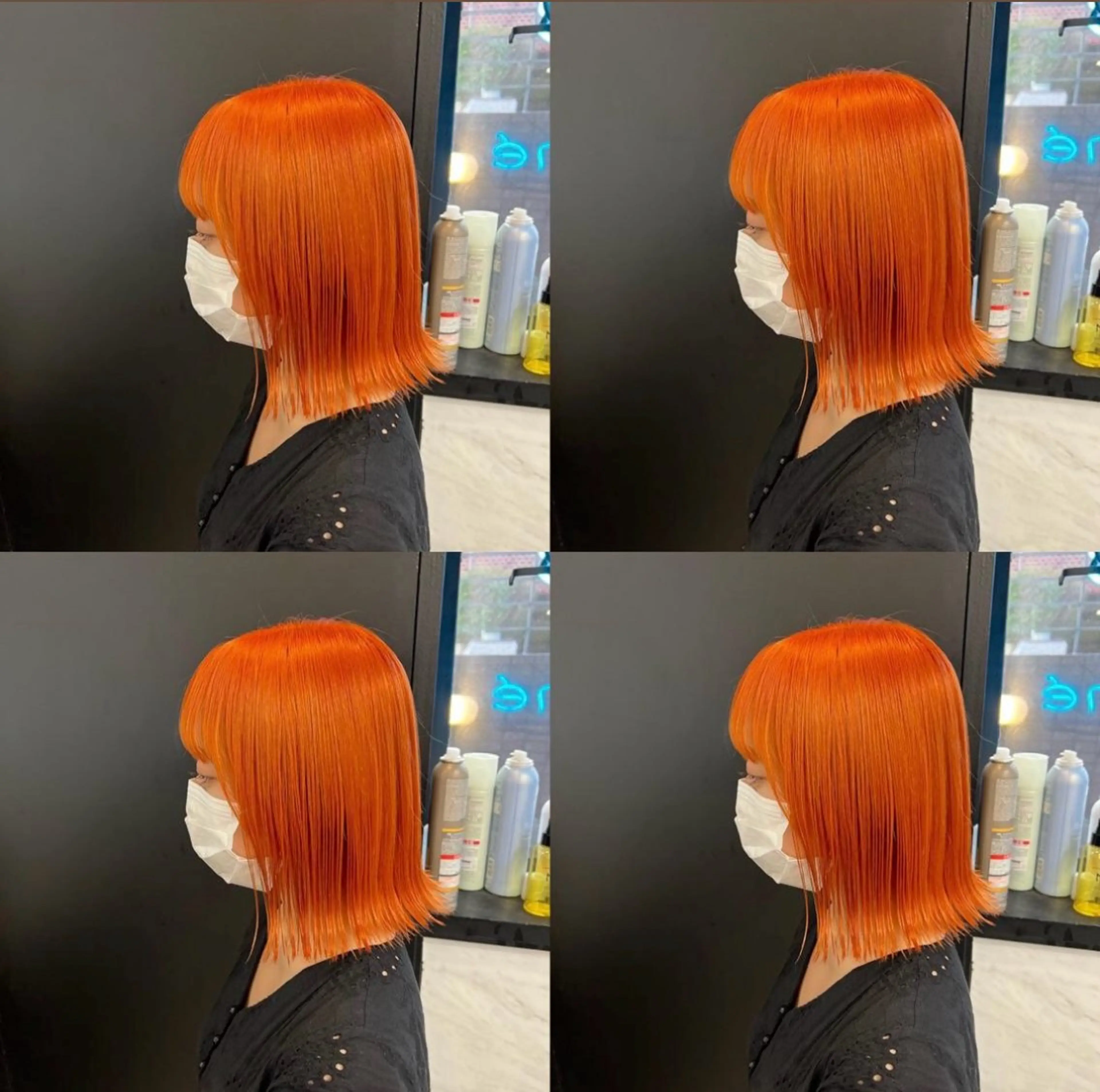 ミディアム ヘアカラー トリートメント 髪質改善 /美髪矯正🫧ゆたかのヘアスタイル