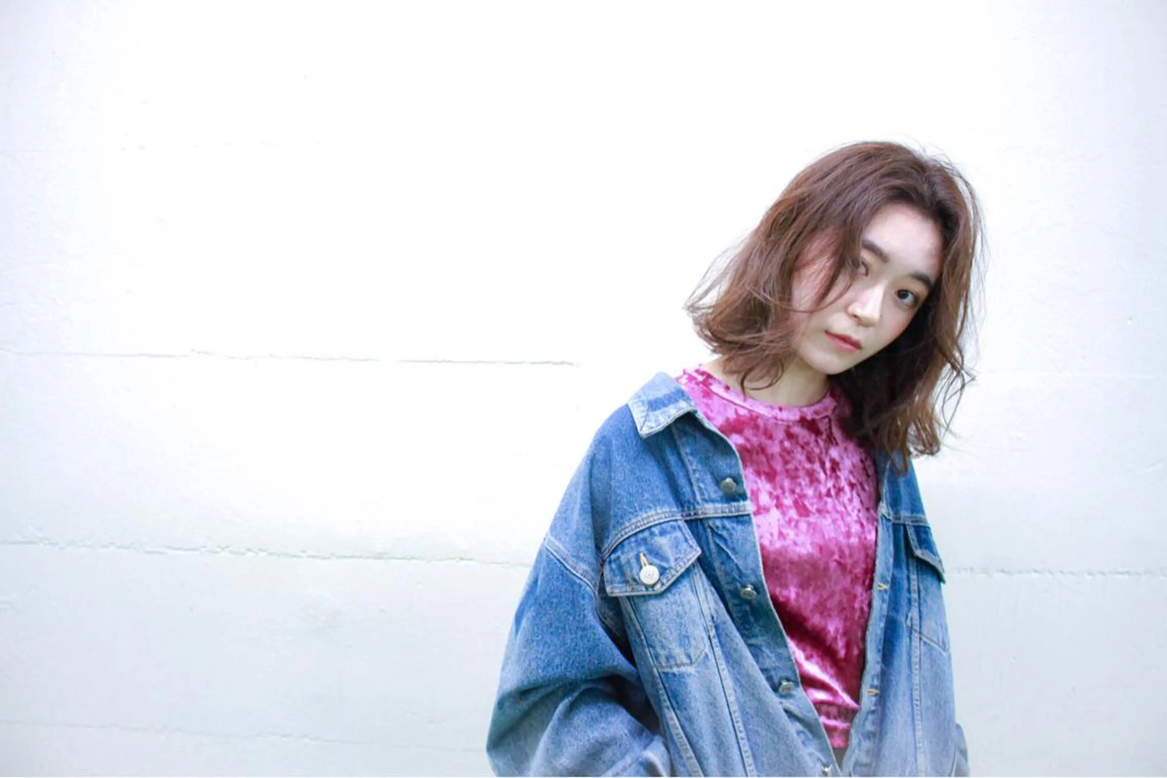 ミディアム カラー パーマ 立川、北口.ans 黒木 和大のヘアスタイル