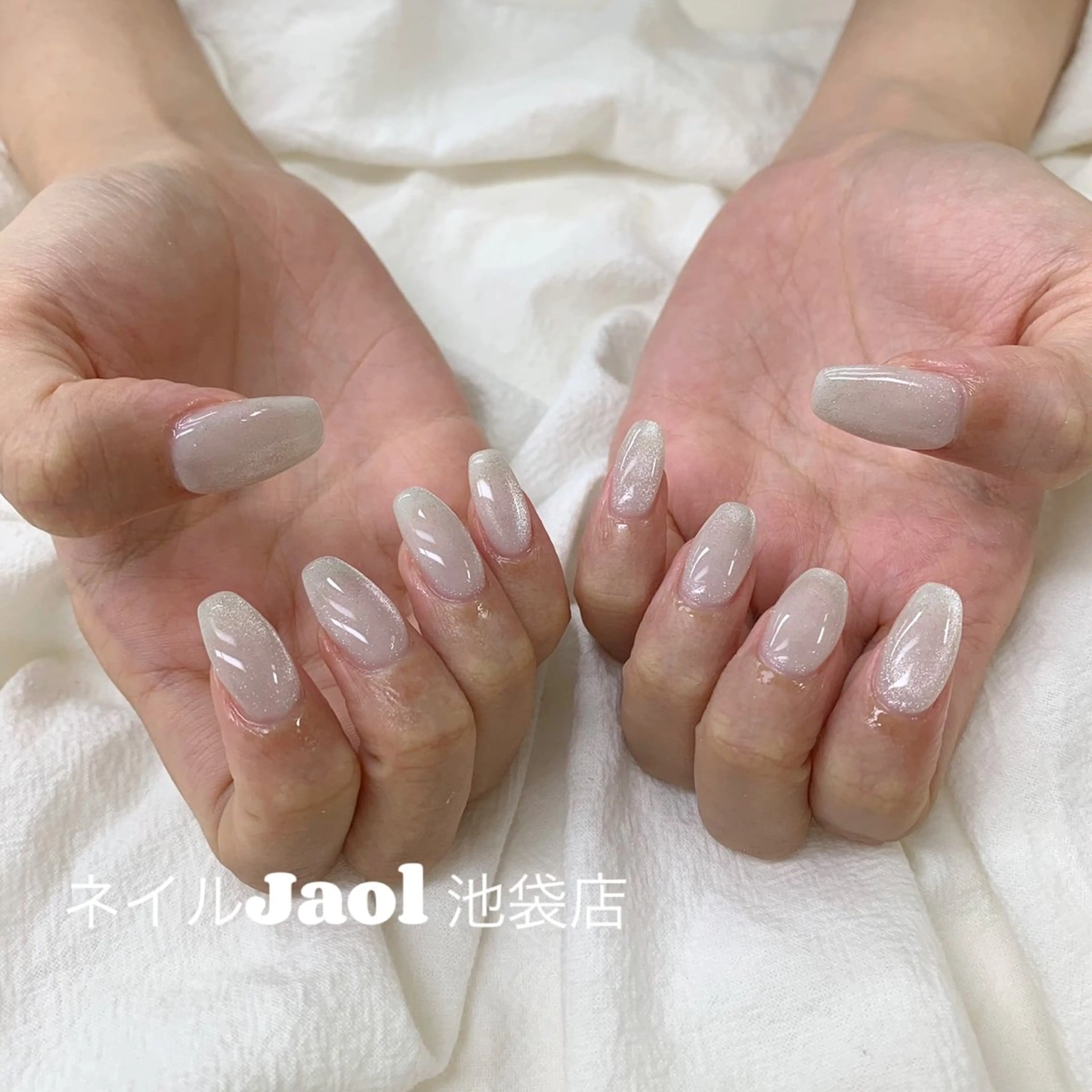 ミディアム 韓国風ヘア ハンドネイル nail jaol池袋店所属・ネイルJaol 池袋のネイルデザイン