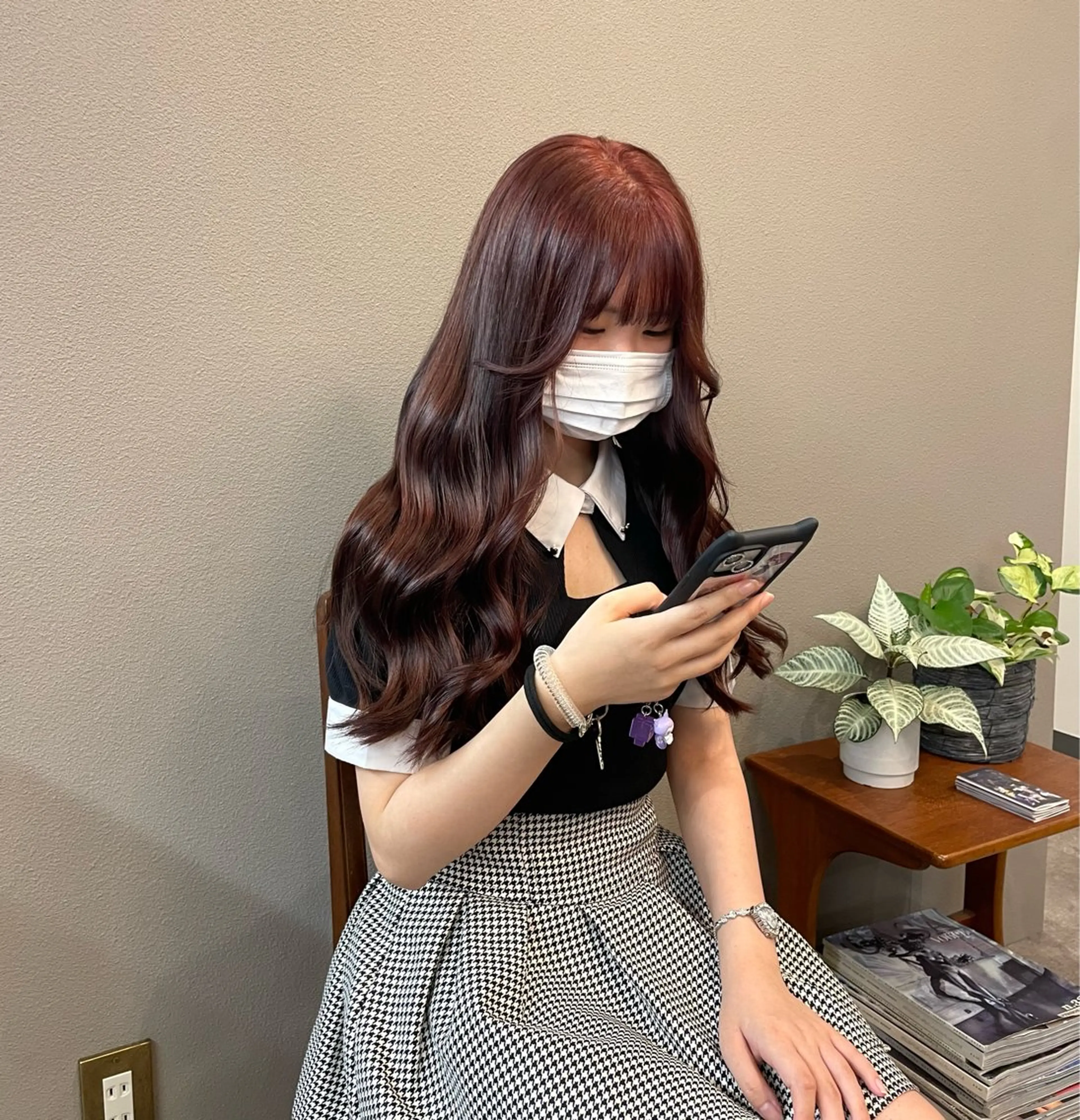 【ブリーチなしで透明感🌿】やわらかダブルカラー+補修トリートメント🌼の写真