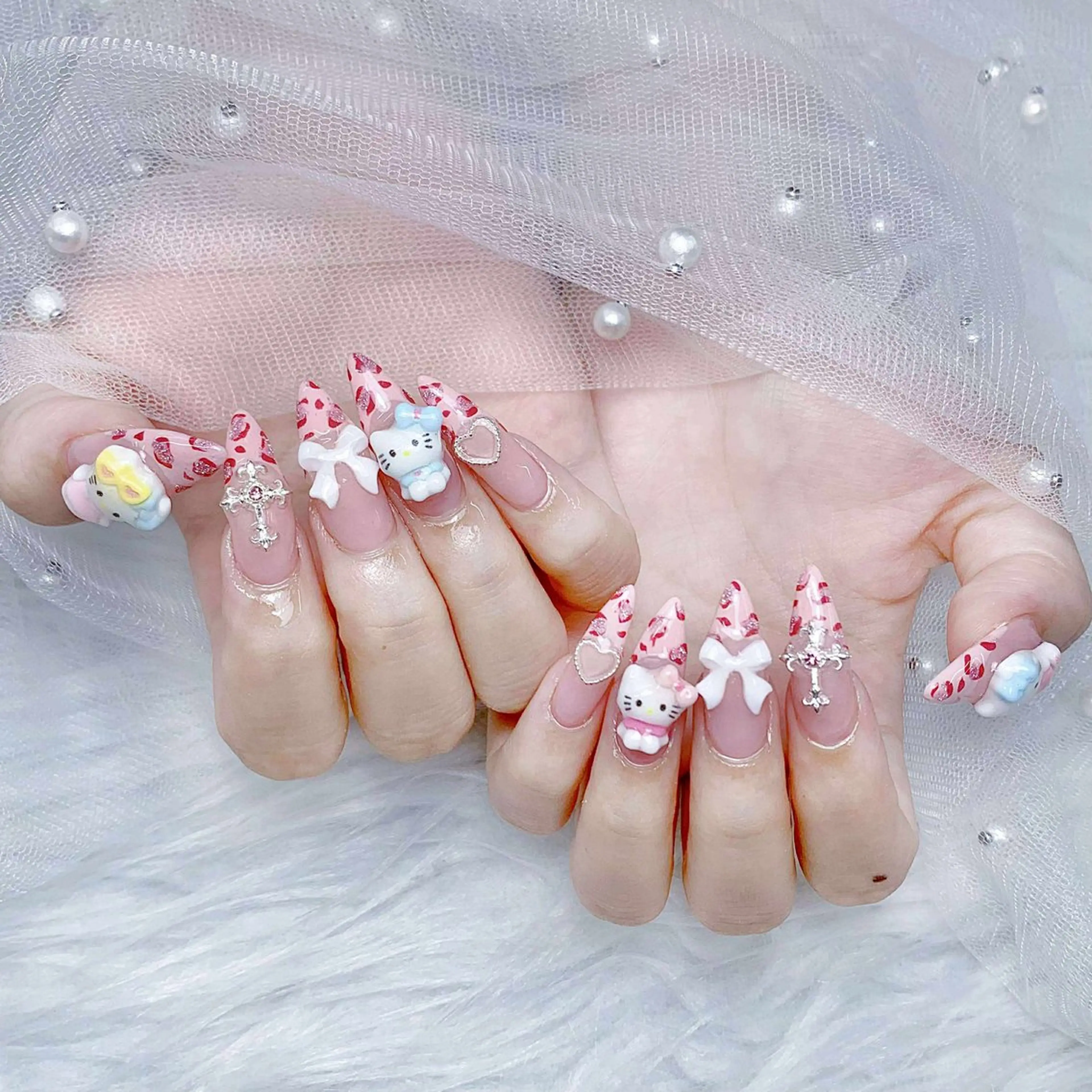 ネイル アートネイル ジェルネイル キラキラネイル 持ち込み シンプルネイル Nova Nail Salonのネイルデザイン