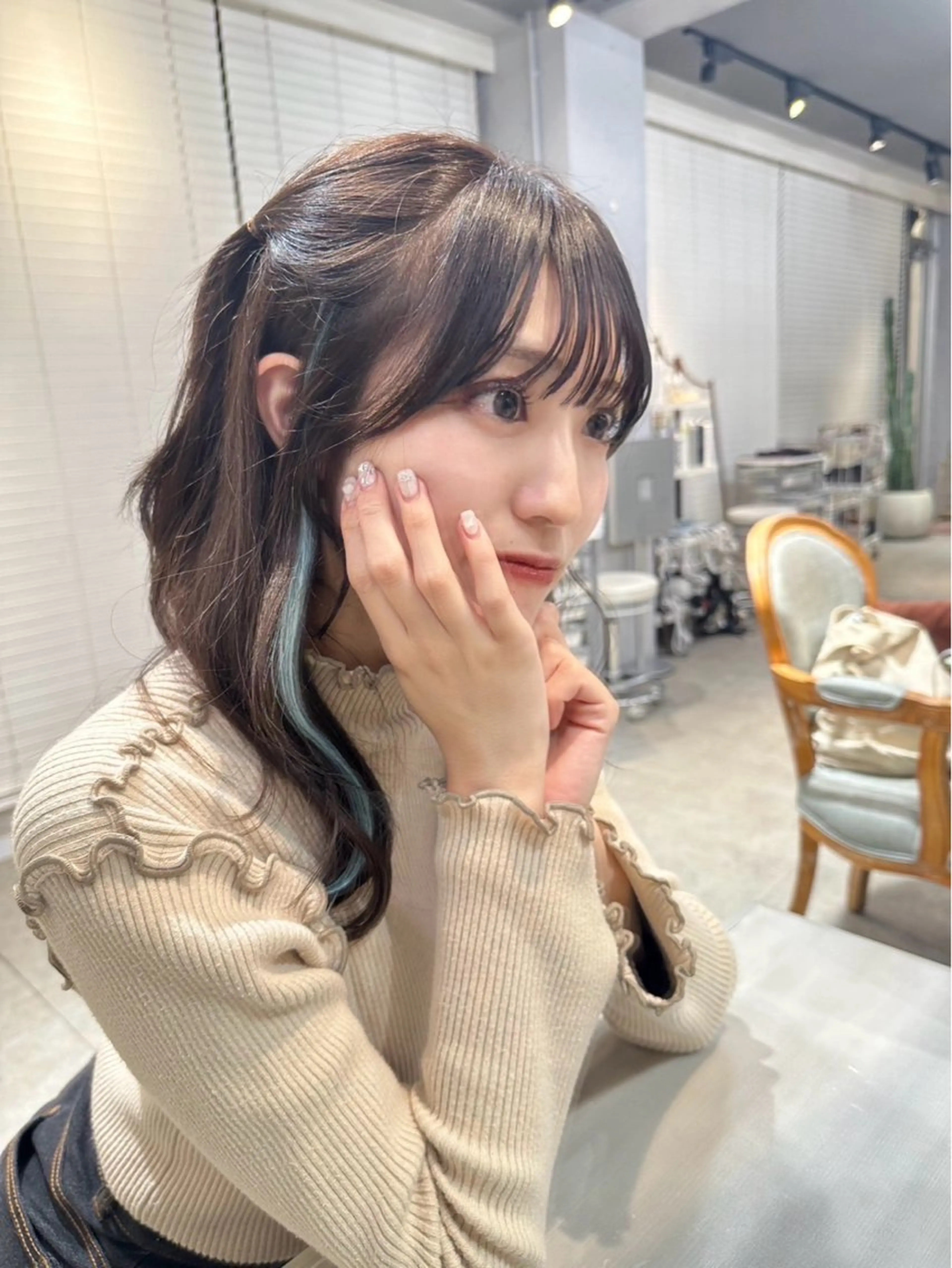 ミディアム 瀬畑 拓海のヘアスタイル