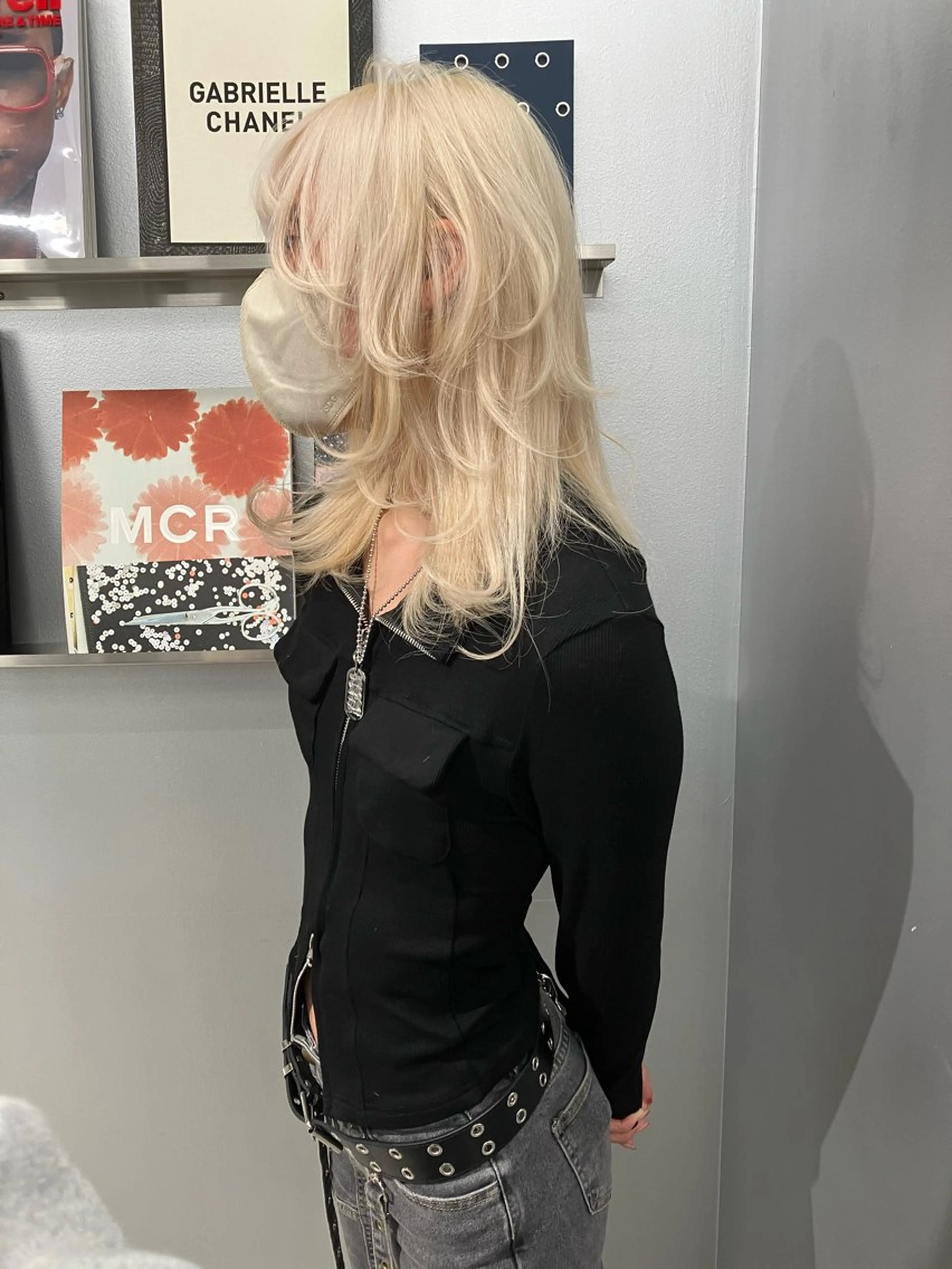 ロング カラー ヘアカラー トリートメント pele 梅田所属・PELEハイトーン shinobuのヘアスタイル