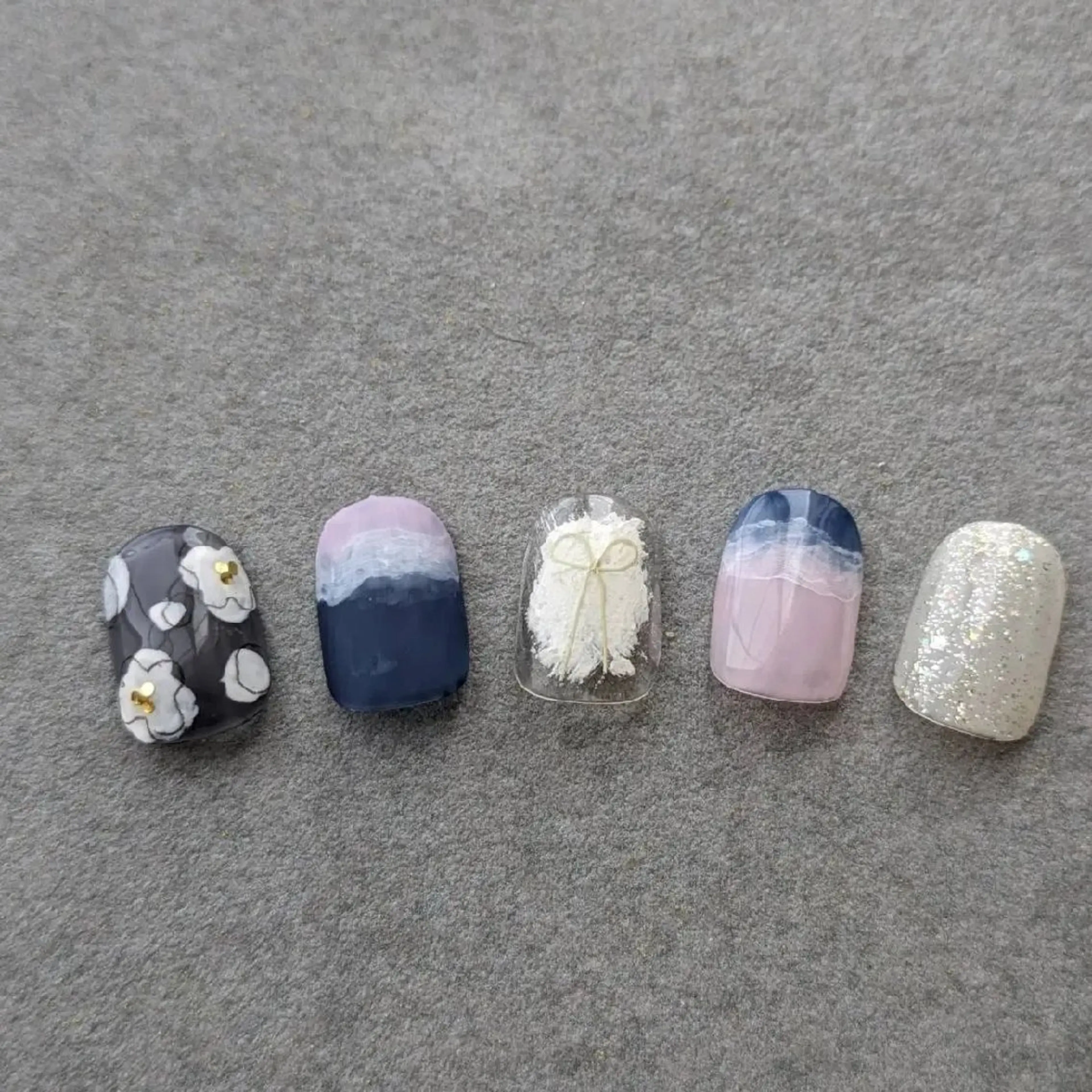 ネイル フラワーネイル リボン UFU. nailのネイルデザイン