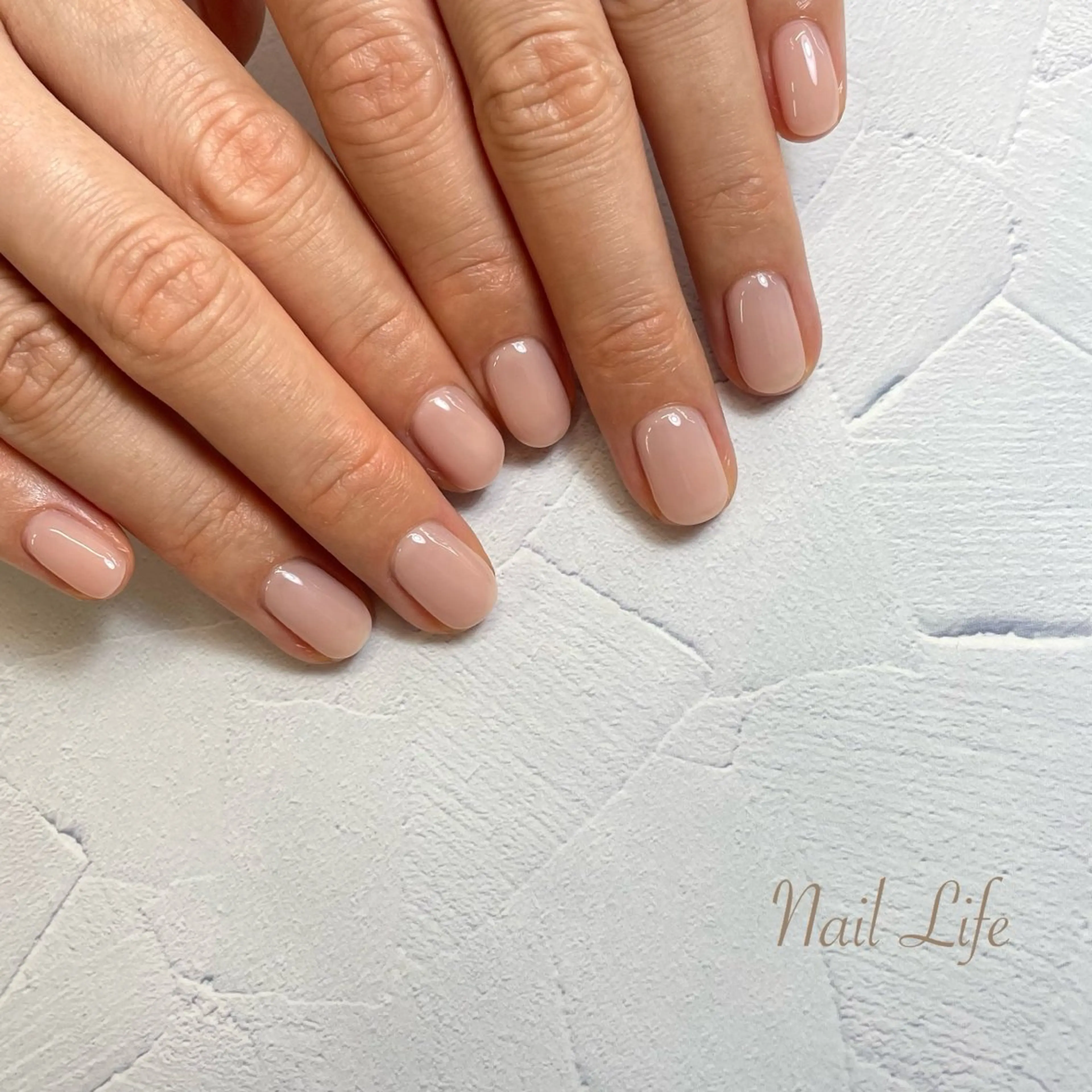 ネイル オフィスネイル ワンカラーネイル ハンドネイル 大嶋 めぐみのネイルデザイン