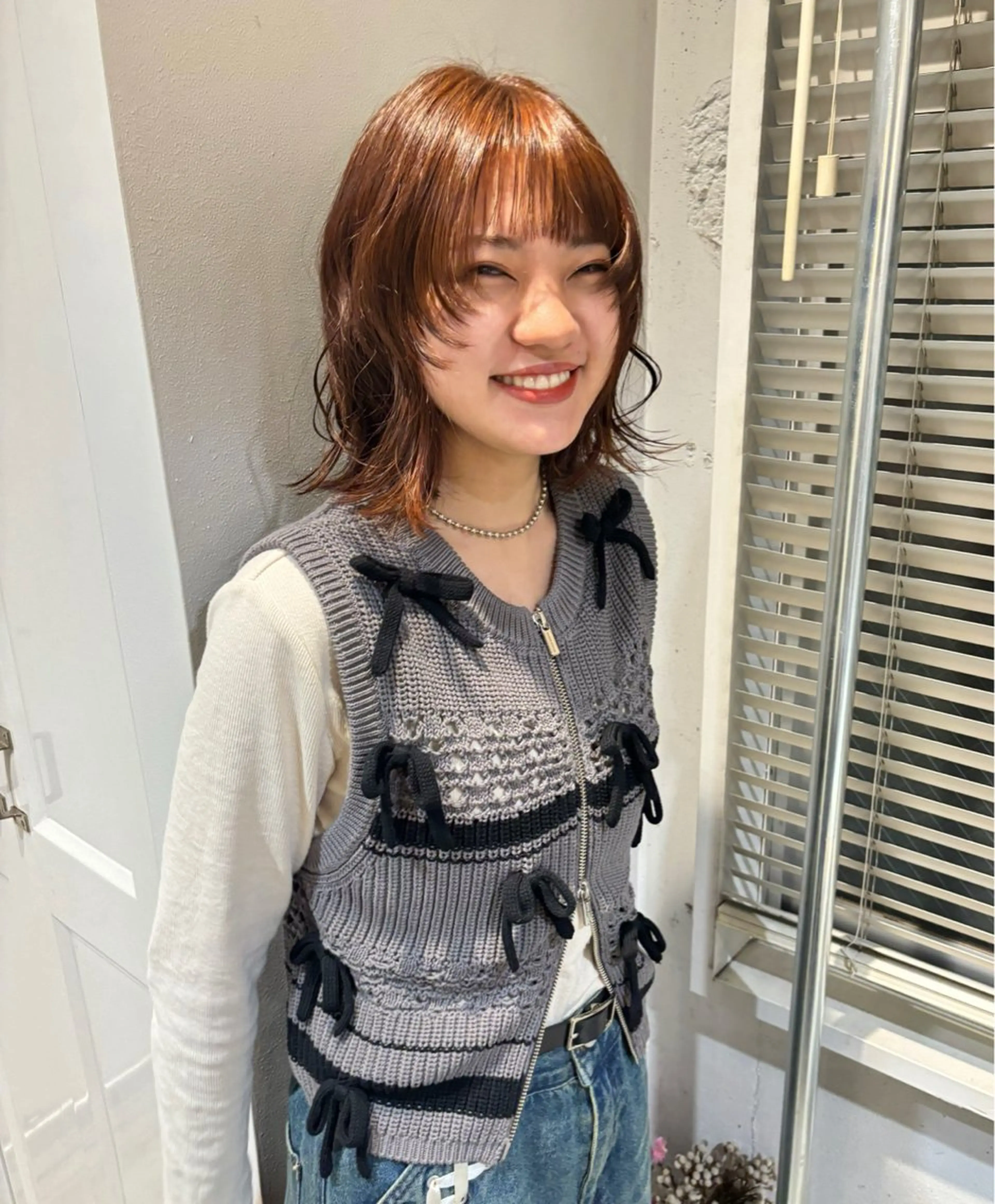 ミディアム 伊藤 愛里のヘアスタイル